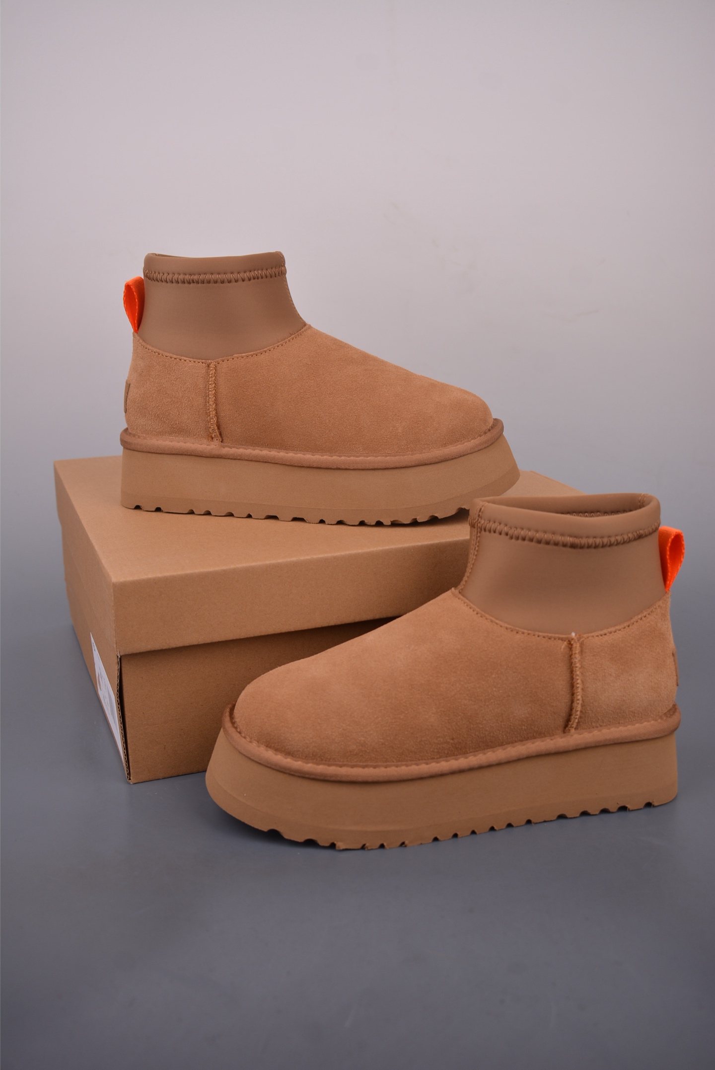 UGG Women's Mini Bailey Boot | Short Ankle Elastic Warm Fur Winter Snow Boots 6 i1759019789594 6163 0 4