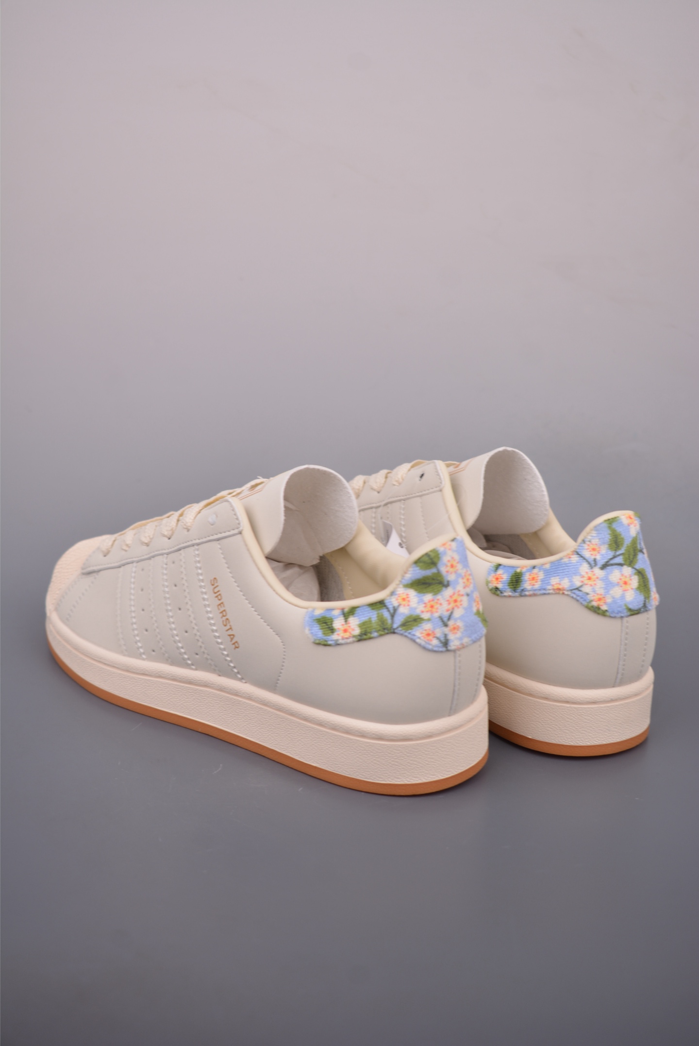Adidas Originals Superstar Women's White Leather Floral Accent Sneakers 3 i1759105840694 458 0 1