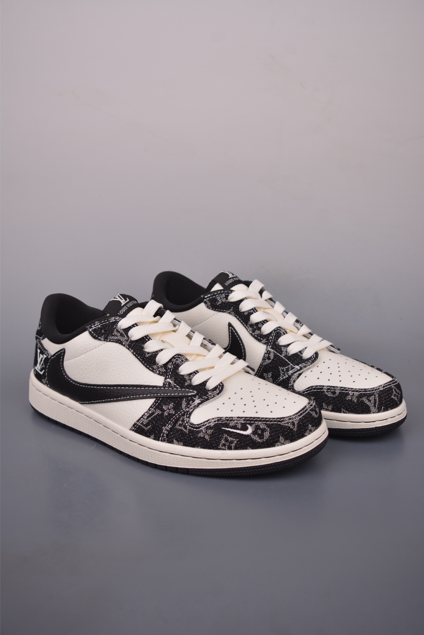 Fragment Travis Scott Louis Vuitton Air Jordan 1 Low - Black Toe Design 2 i1759106892352 2948 0 1