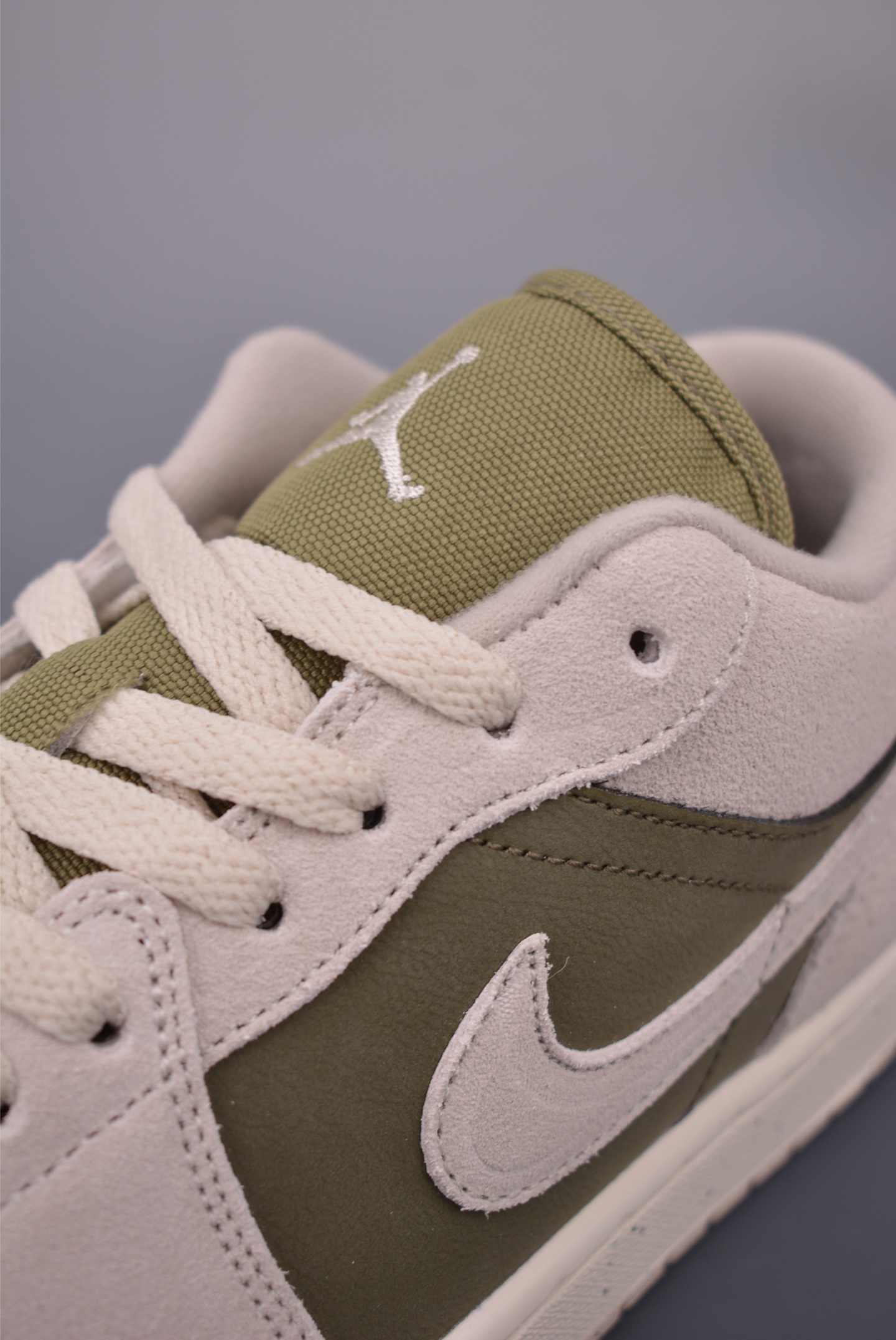 Air Jordan 1 Low White Green Casual Sneakers, Official Color Matching 8 i1759187440839 3125 0 6