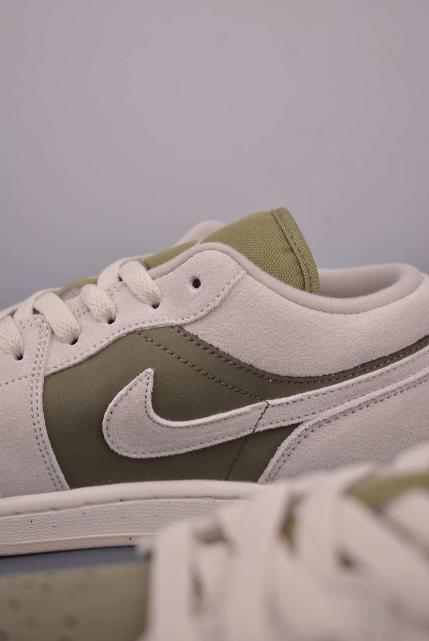 Air Jordan 1 Low White Green Casual Sneakers, Official Color Matching 9 i1759187442423 5986 0 7