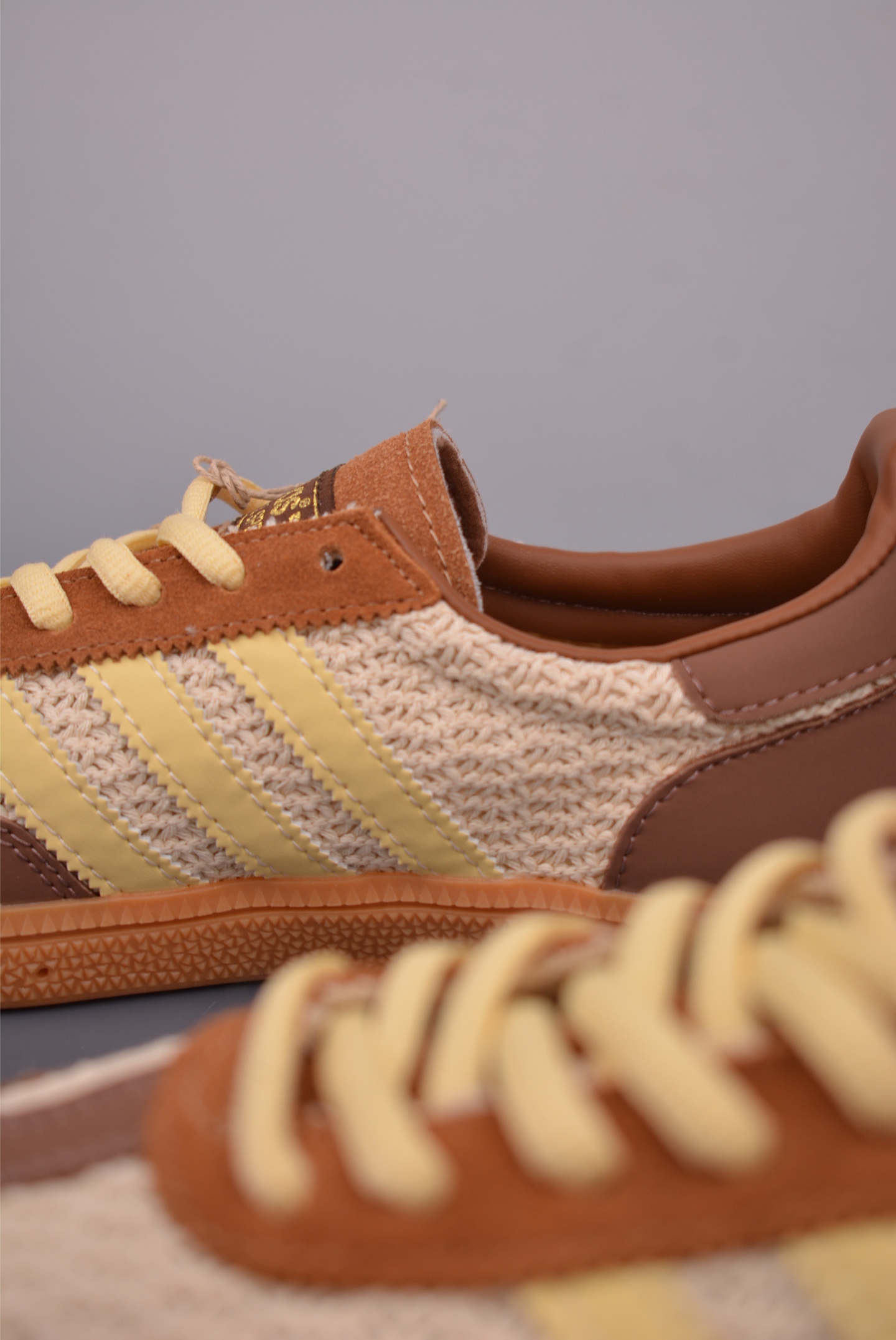 Adidas Handball Spezial Retro Casual Sneakers Suede Leather Brown/Yellow 9 i1759187553577 4753 0 7