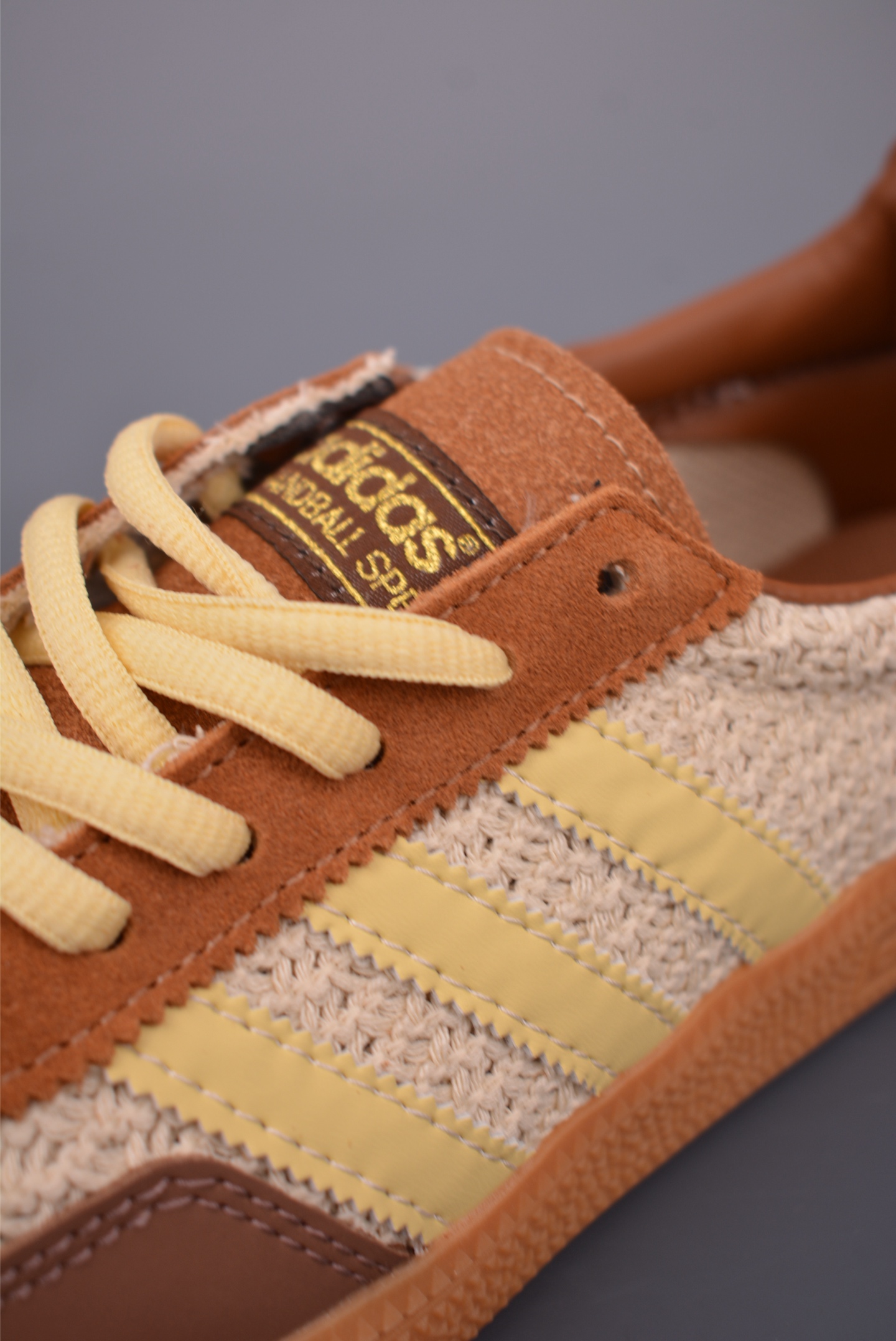Adidas Handball Spezial Retro Casual Sneakers Suede Leather Brown/Yellow 8 i1759187555531 7840 0 6