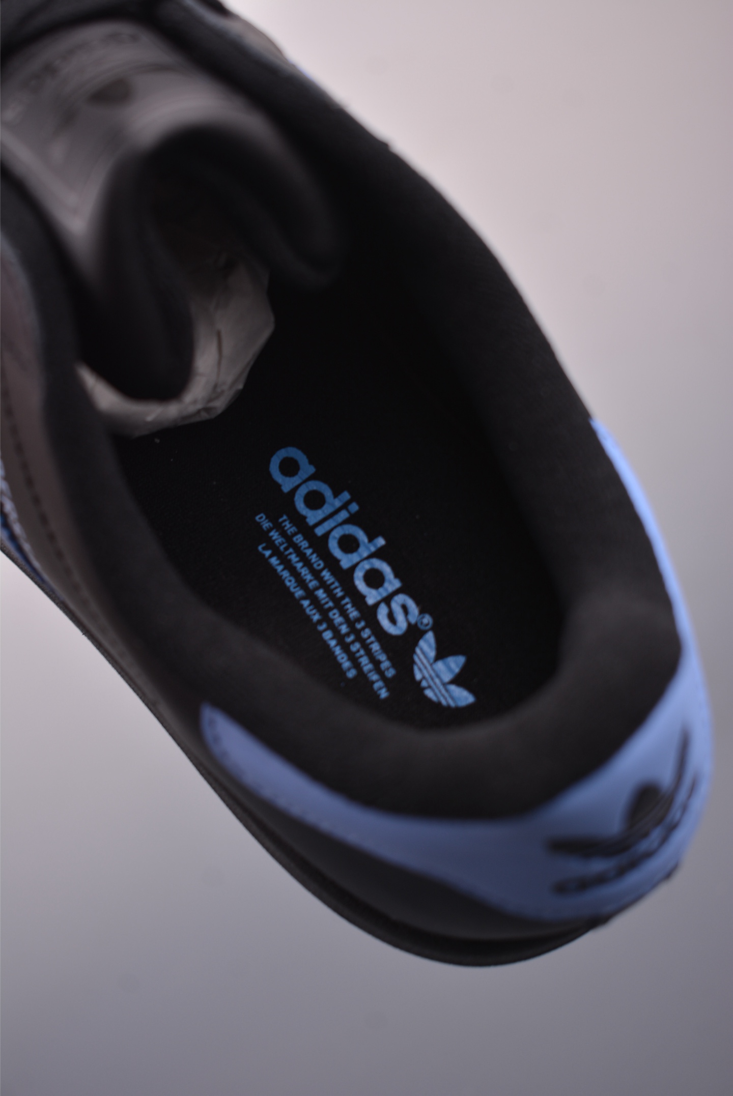Adidas Originals Superstar Classic White Board Shoes - Black/Light Blue 10 i1759233762435 437 0 8