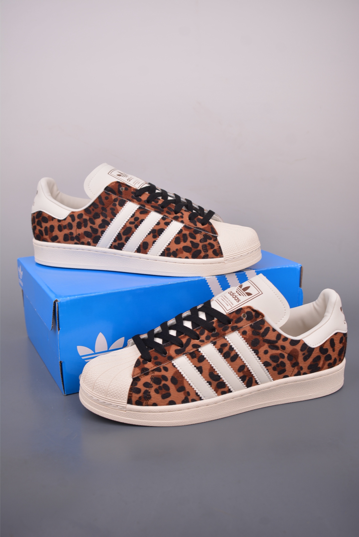 Adidas Originals Superstar Leopard Print Leather Upper Casual Sneakers 6 i1759233784737 7326 0 4
