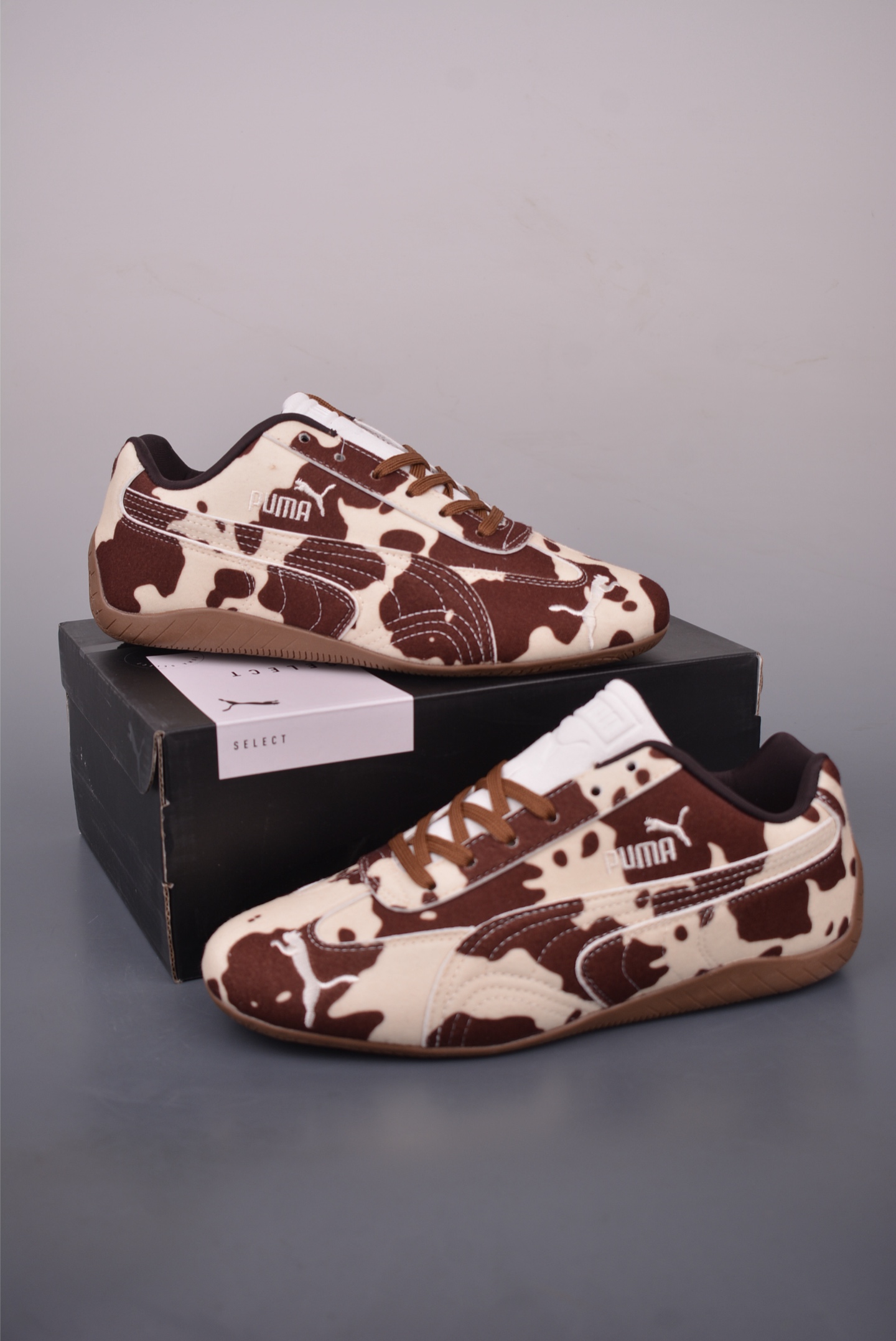 Puma Speedcat OG Sparco Sneakers - Brown/Beige Cow Print - All Sizes 5 i1759234002896 4263 0 4