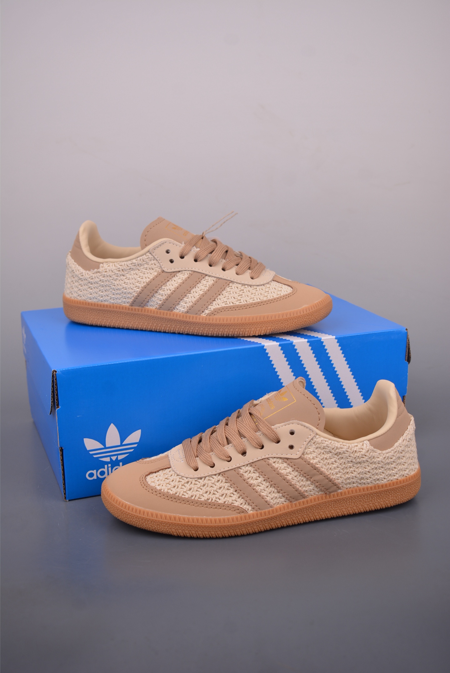 Adidas Samba OG W Casual Sneakers - Superstar Series - JR94462332 Beige 5 i1759269502616 2116 0 4