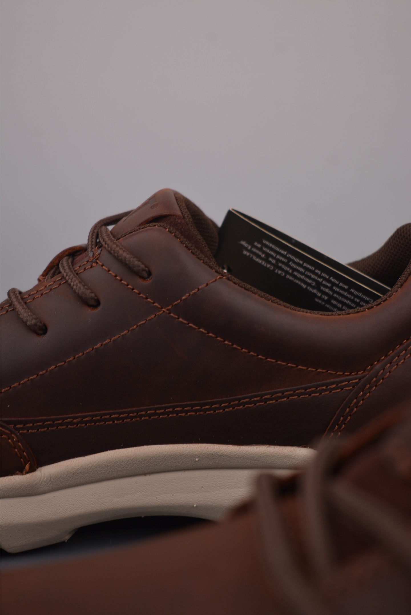 CAT Men's Leather Casual Low-Top Oxford Shoes Comfortable Classic Style 8 i1759269863447 386 0 7