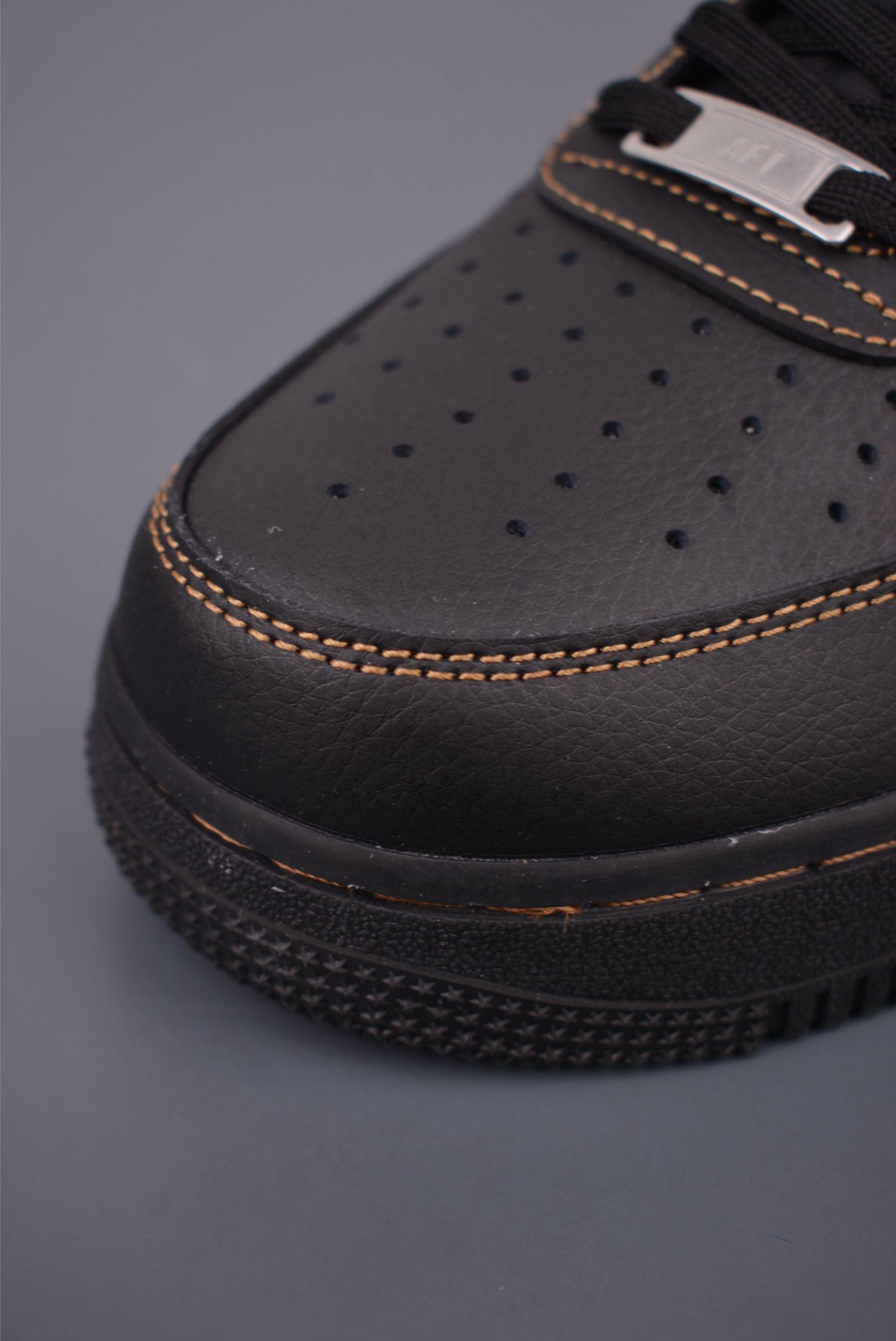 Nike Air Force 1 Low Black/Gold Stitching Men's Sneaker - Classic Style 7 i1759270419103 2441 0 5