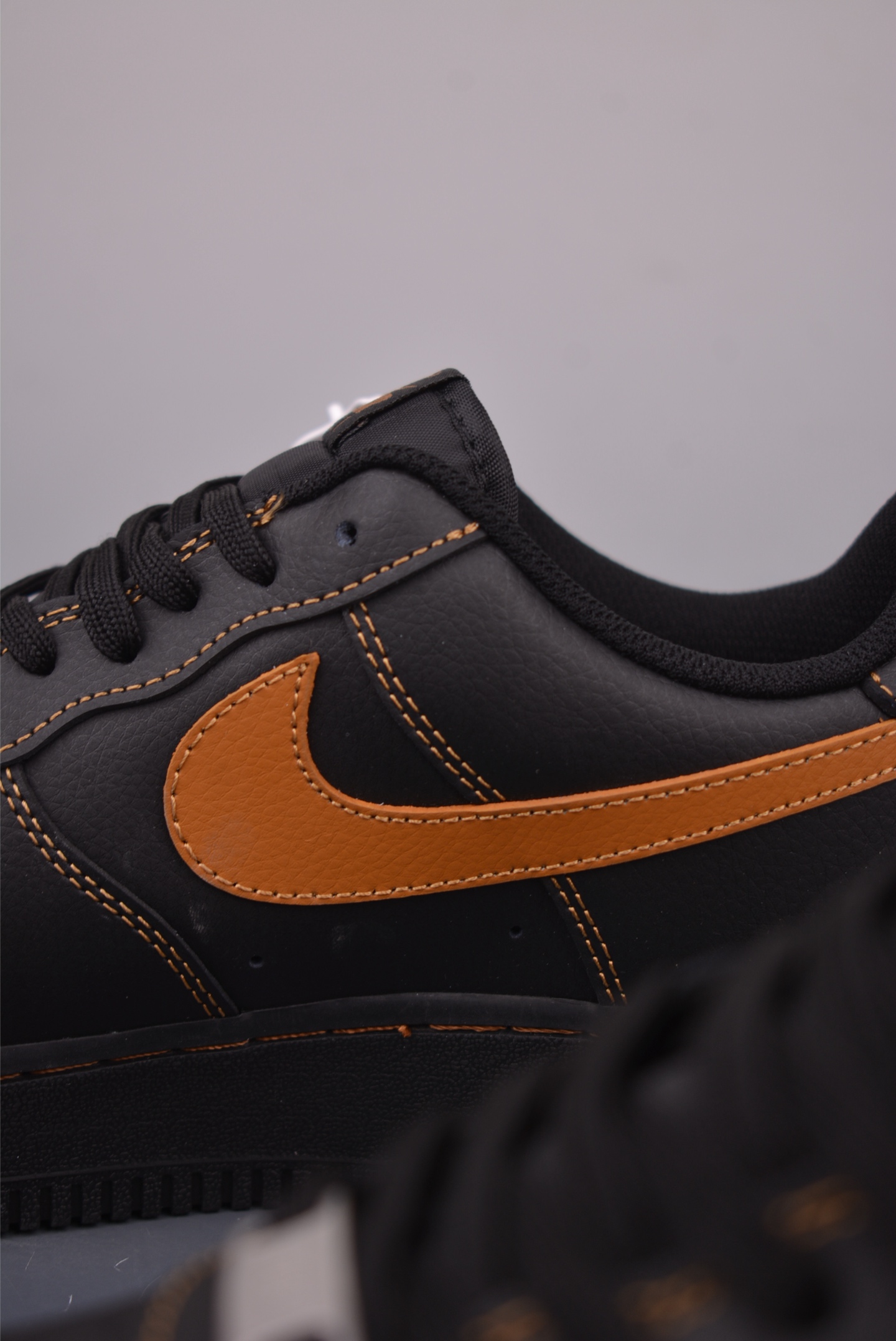 Nike Air Force 1 Low Black/Gold Stitching Men's Sneaker - Classic Style 9 i1759270421389 5320 0 7
