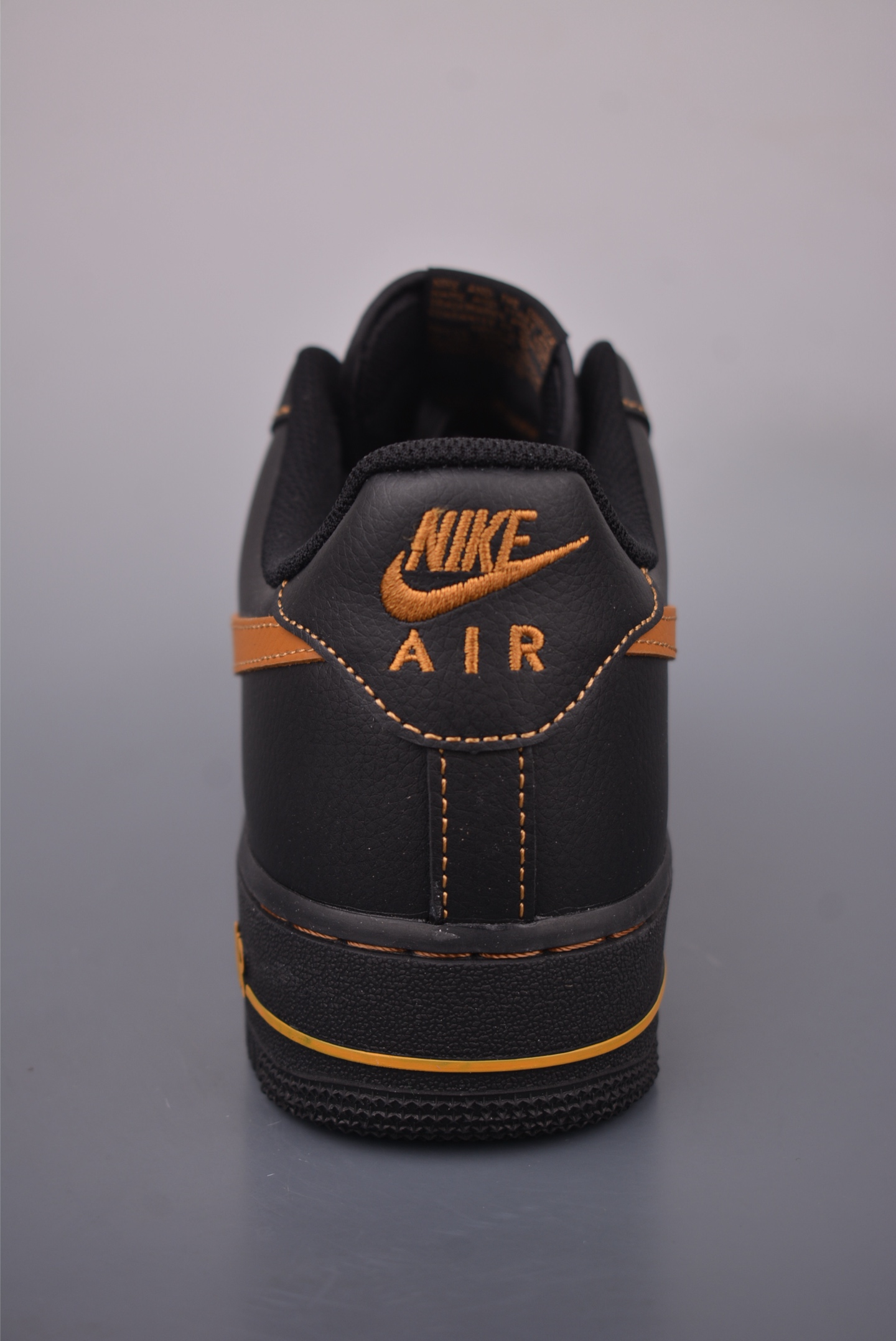 Nike Air Force 1 Low Black/Gold Stitching Men's Sneaker - Classic Style 5 i1759270421452 3185 0 3