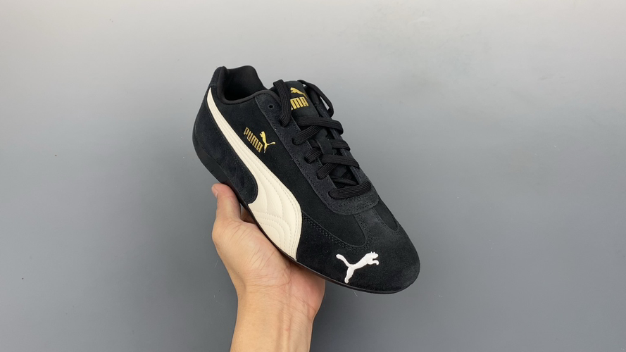 Puma Speedcat OG Sparco Men's Racing Shoes - Black/White, Retro Style