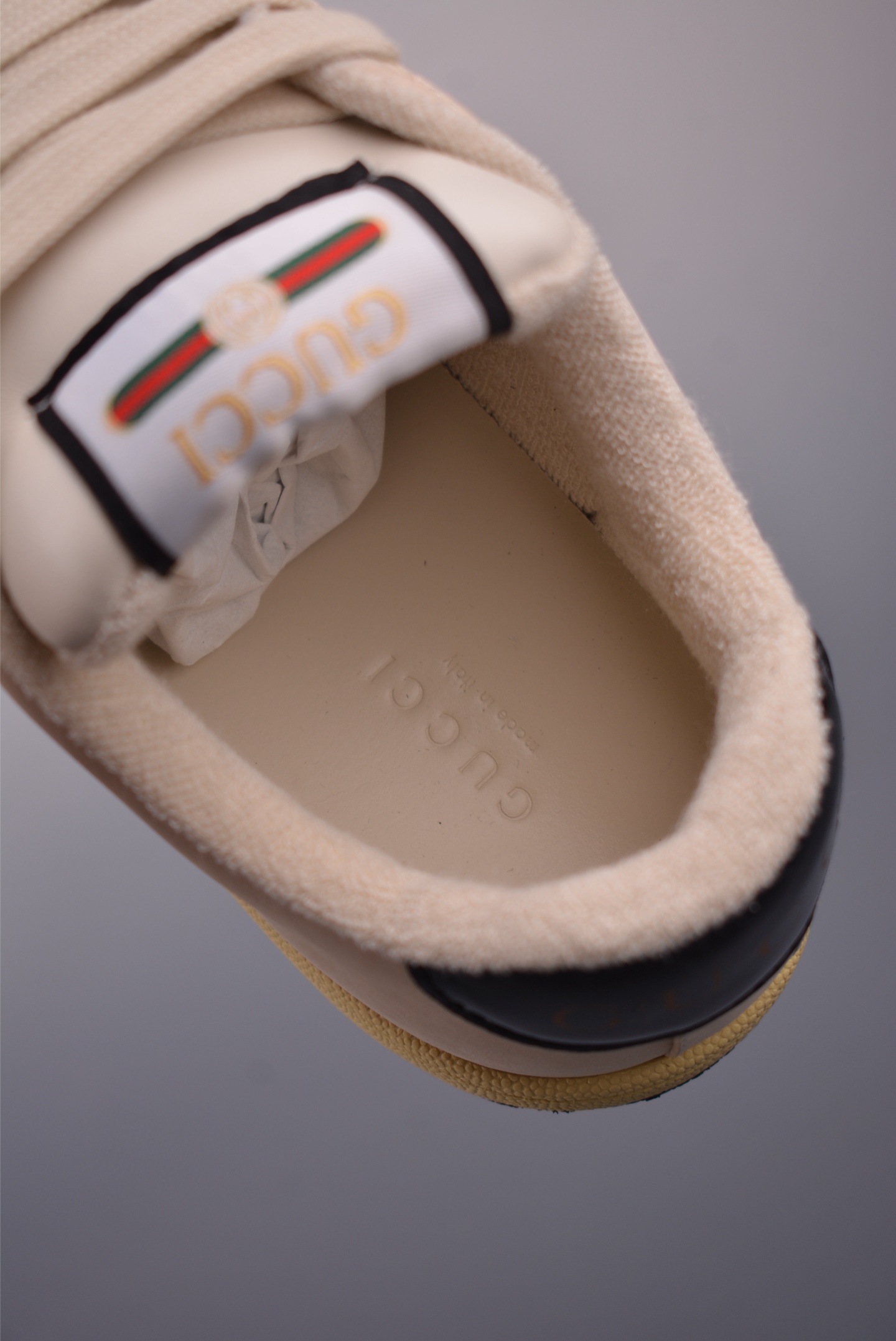 Gucci Screener Leather Sneakers with Enamel Detail - Distressed Finish 10 i1759277751442 2234 0 8