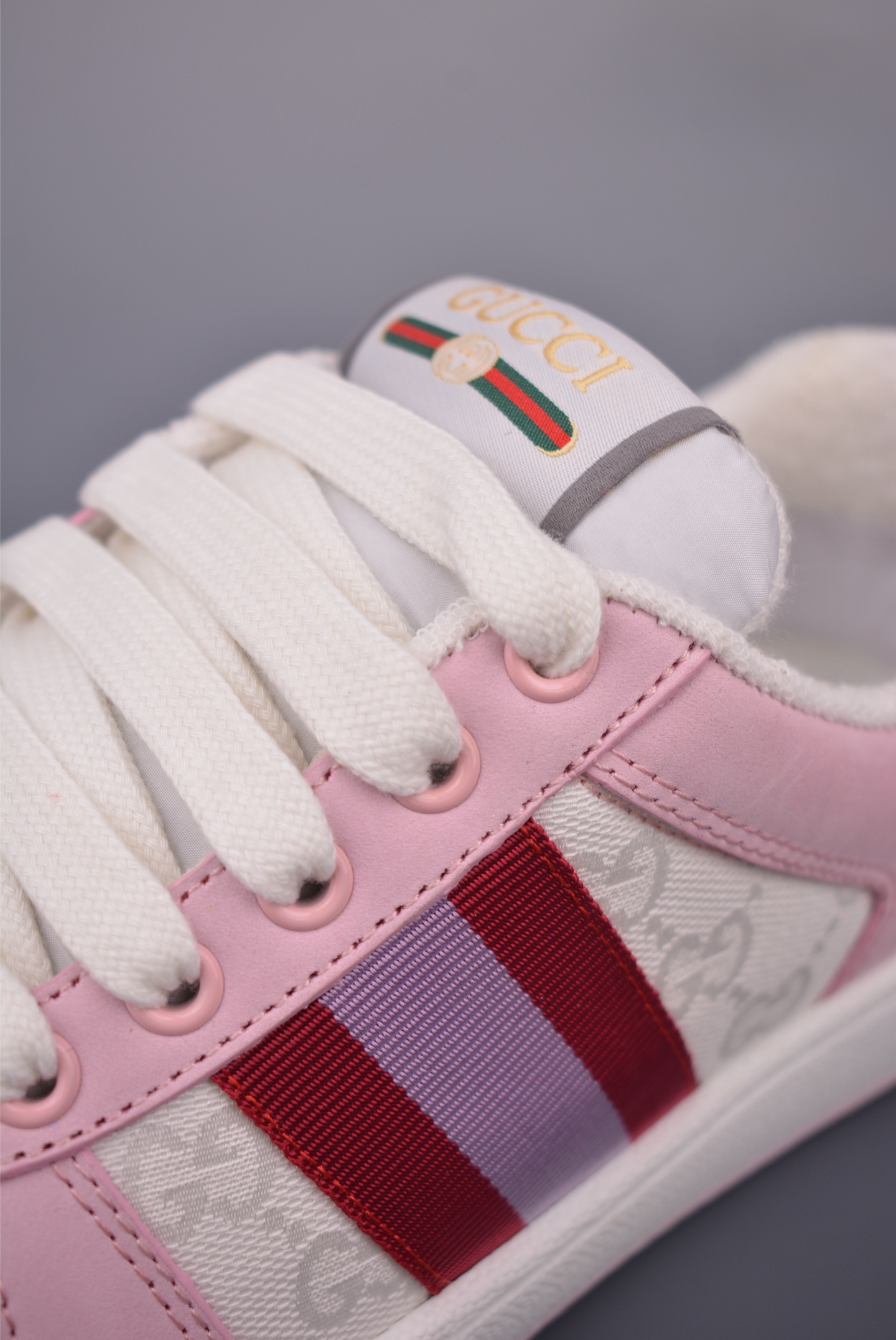 Gucci Screener Sneakers - Pink Leather, Iconic Stripes, and Vintage Charm 8 i1759278029685 6960 0 6