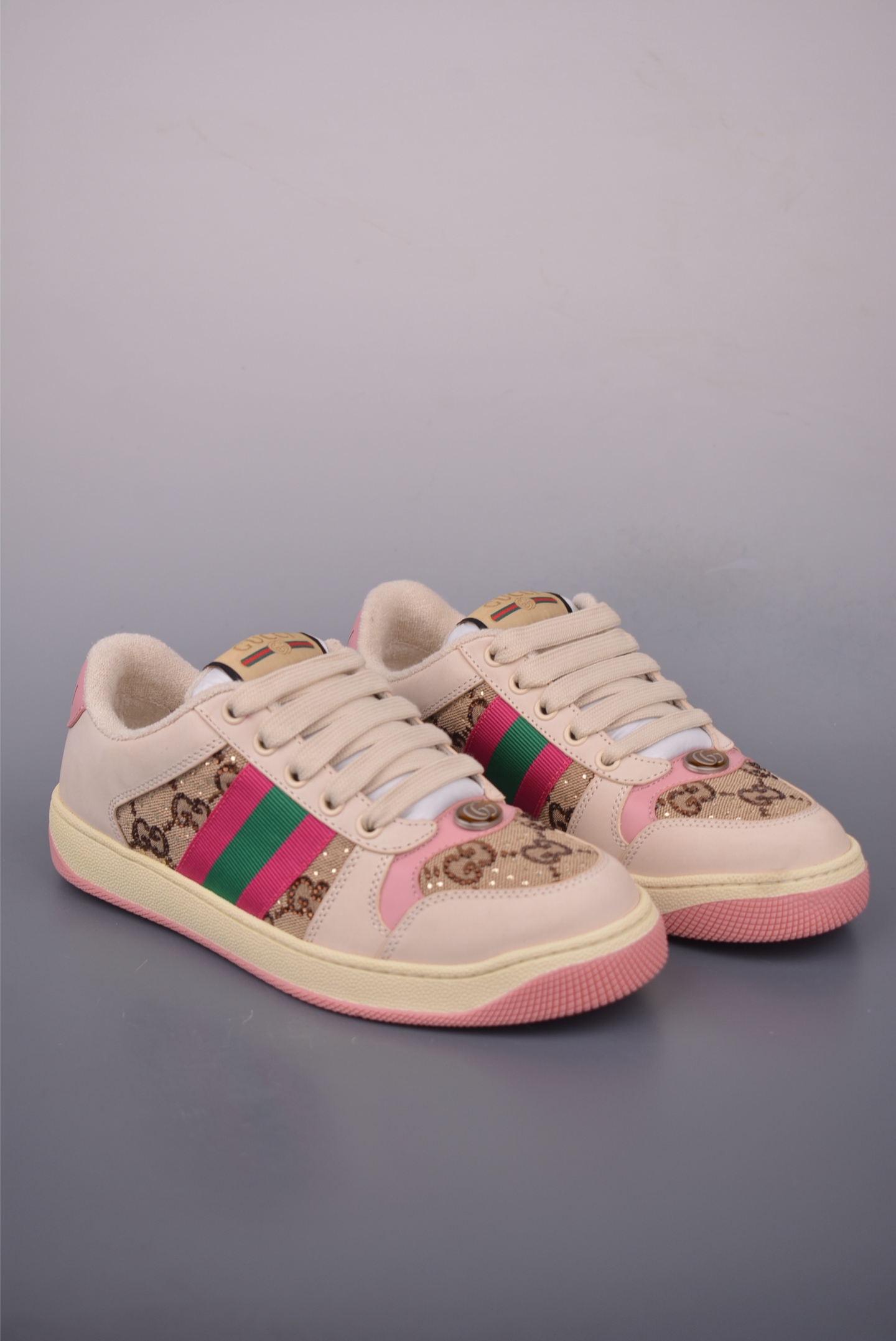 Gucci Screener Sneakers - Distressed Leather, Iconic Design, and Comfortable Fit 1 i1759282338158 1840 0 0