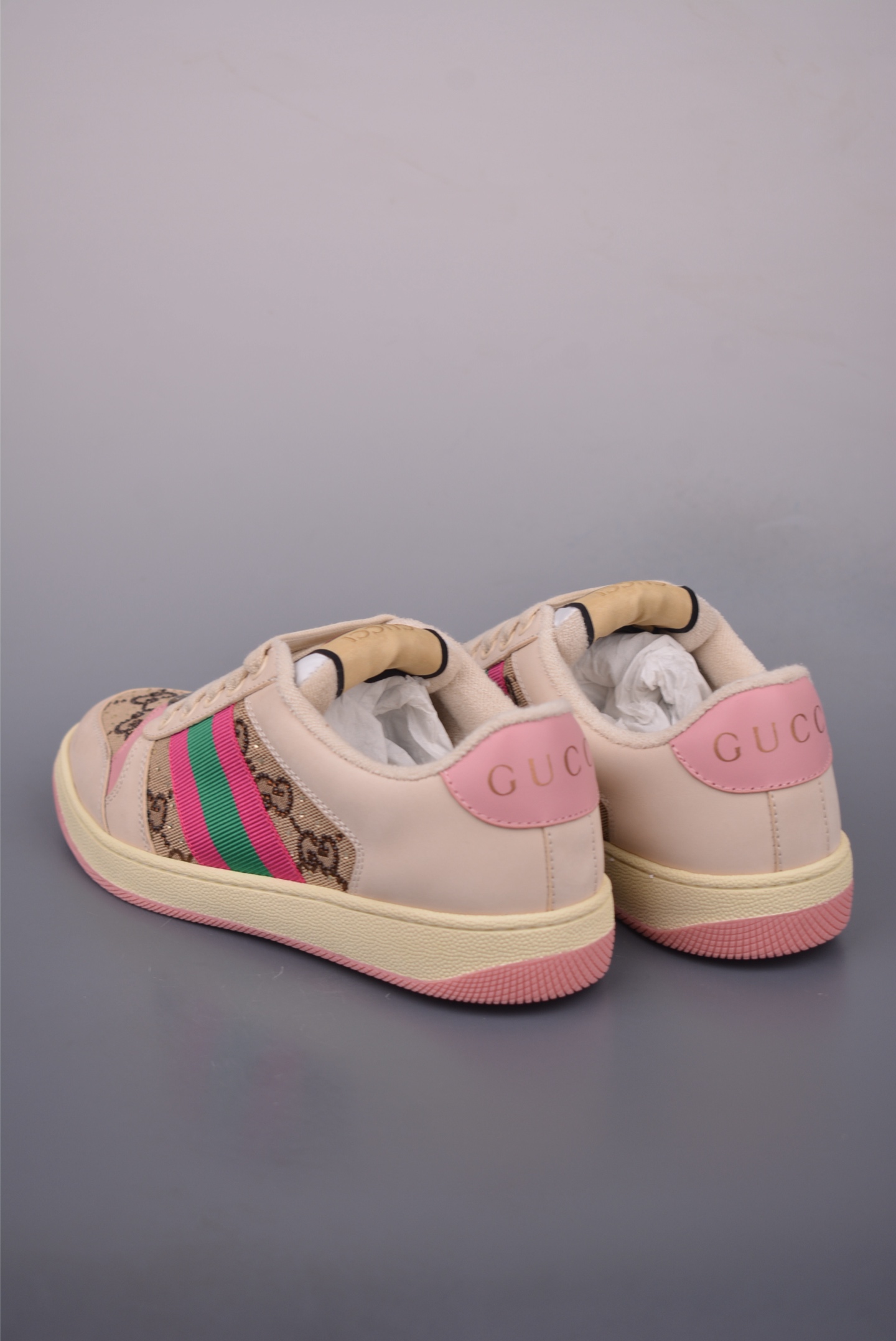 Gucci Screener Sneakers - Distressed Leather, Iconic Design, and Comfortable Fit 2 i1759282387760 3340 0 1