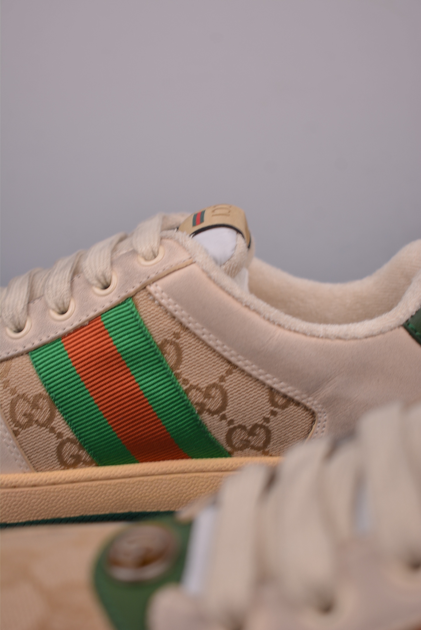 Gucci Screener Sneaker with Vintage Design and Signature Web 9 i1759282505433 427 0 7