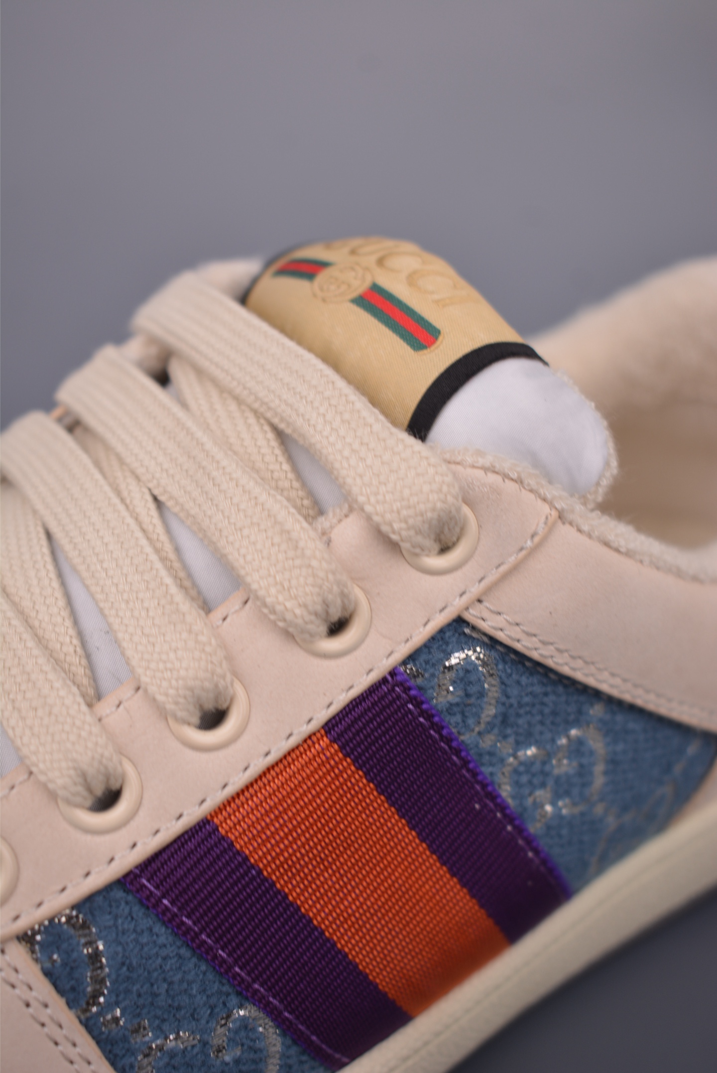 Gucci Screener Sneakers, Leather Trim, Iconic Striped Design, Fashion Forward Style 7 i1759283665634 6176 0 6