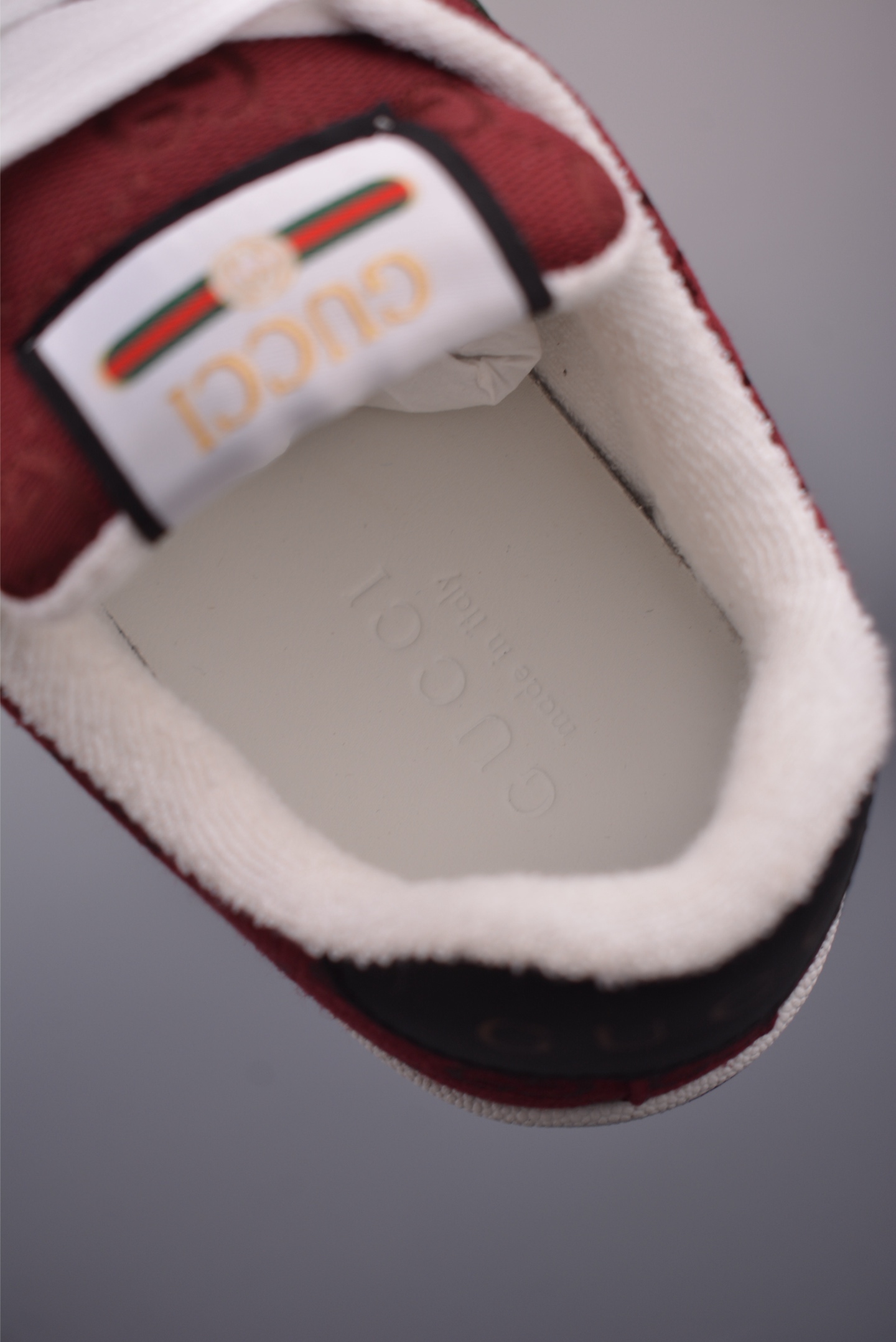 Gucci Screener Leather Sneakers - Burgundy and White, Iconic Style 9 i1759283746173 6594 0 8