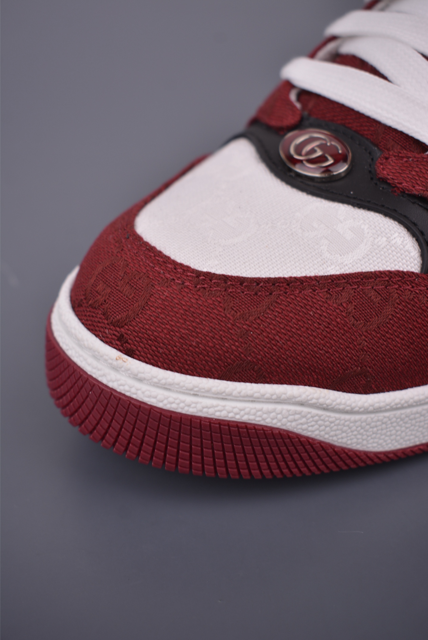 Gucci Screener Leather Sneakers - Burgundy and White, Iconic Style 6 i1759283746202 3153 0 5