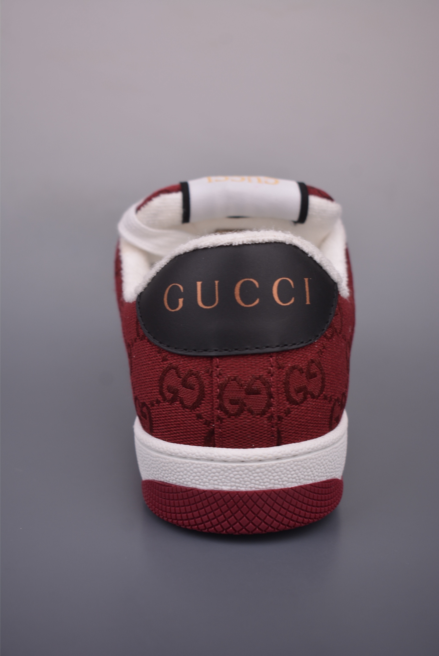 Gucci Screener Leather Sneakers - Burgundy and White, Iconic Style 4 i1759283769022 2138 0 3