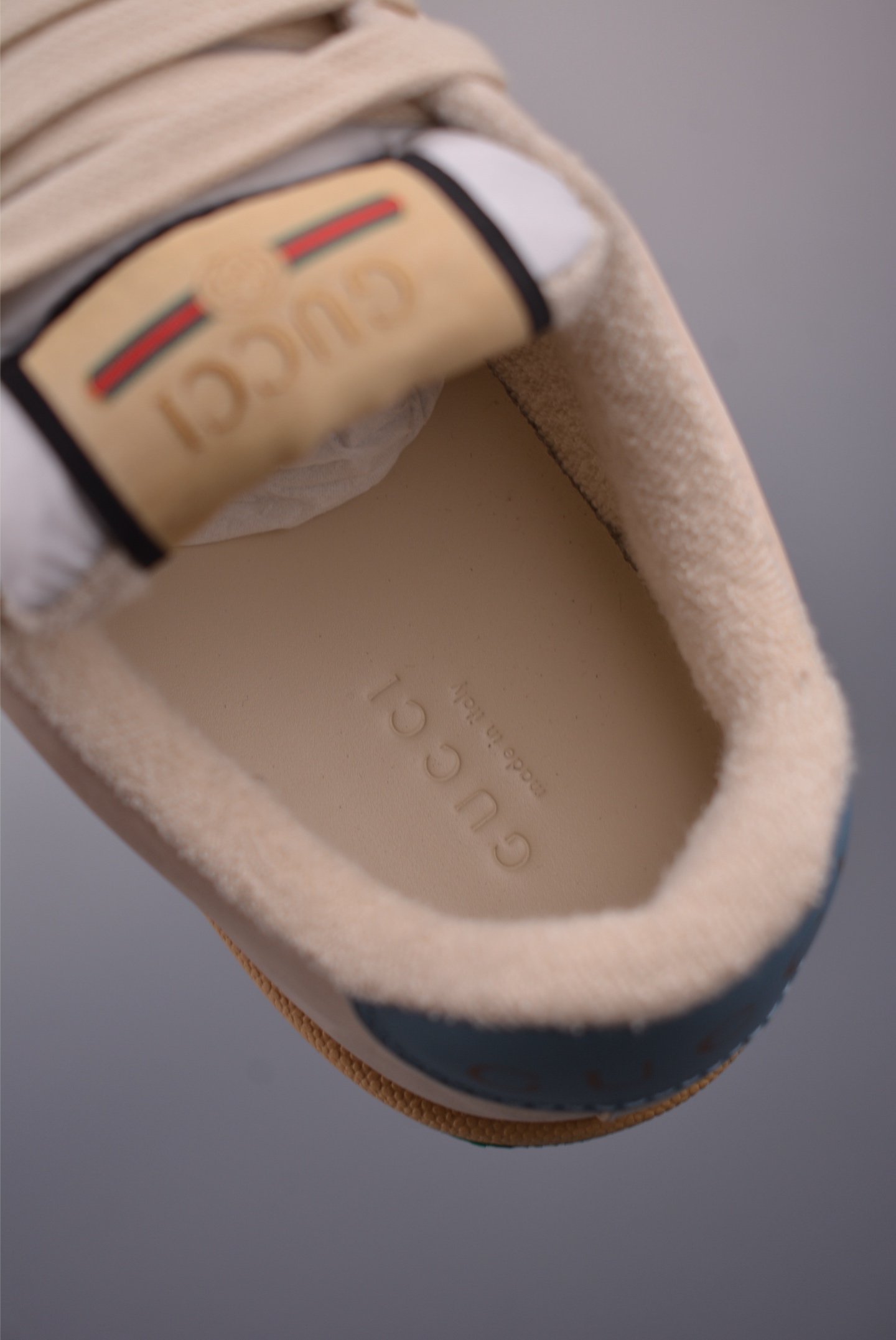 Gucci Screener Sneakers, Distressed Leather, Enamel Detail, and Iconic Striped Design 10 i1759283915139 2028 0 8