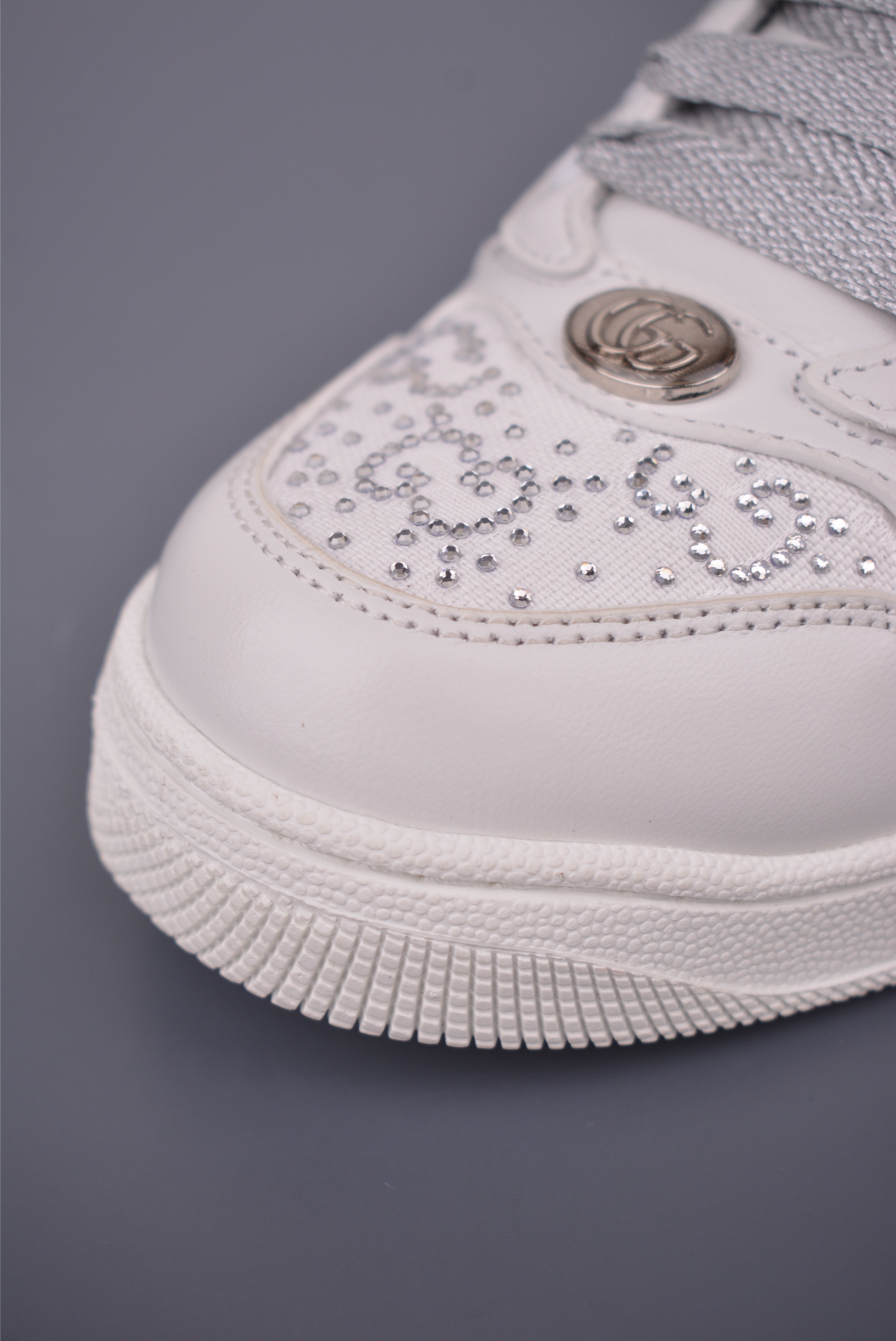 Gucci Screener Sneakers - White Leather, Enamel Buckle, Distressed Finish 7 i1759284021969 4526 0 5