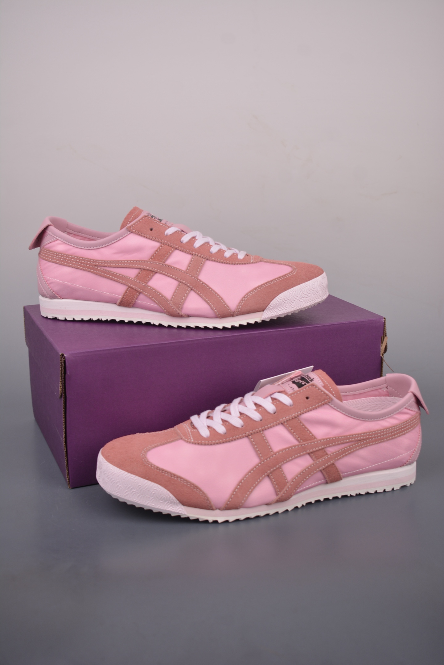 Onitsuka Tiger MEXICO 66 NM Pink/White Women's Classic Running Shoes 6 i1759534027713 2007 0 4