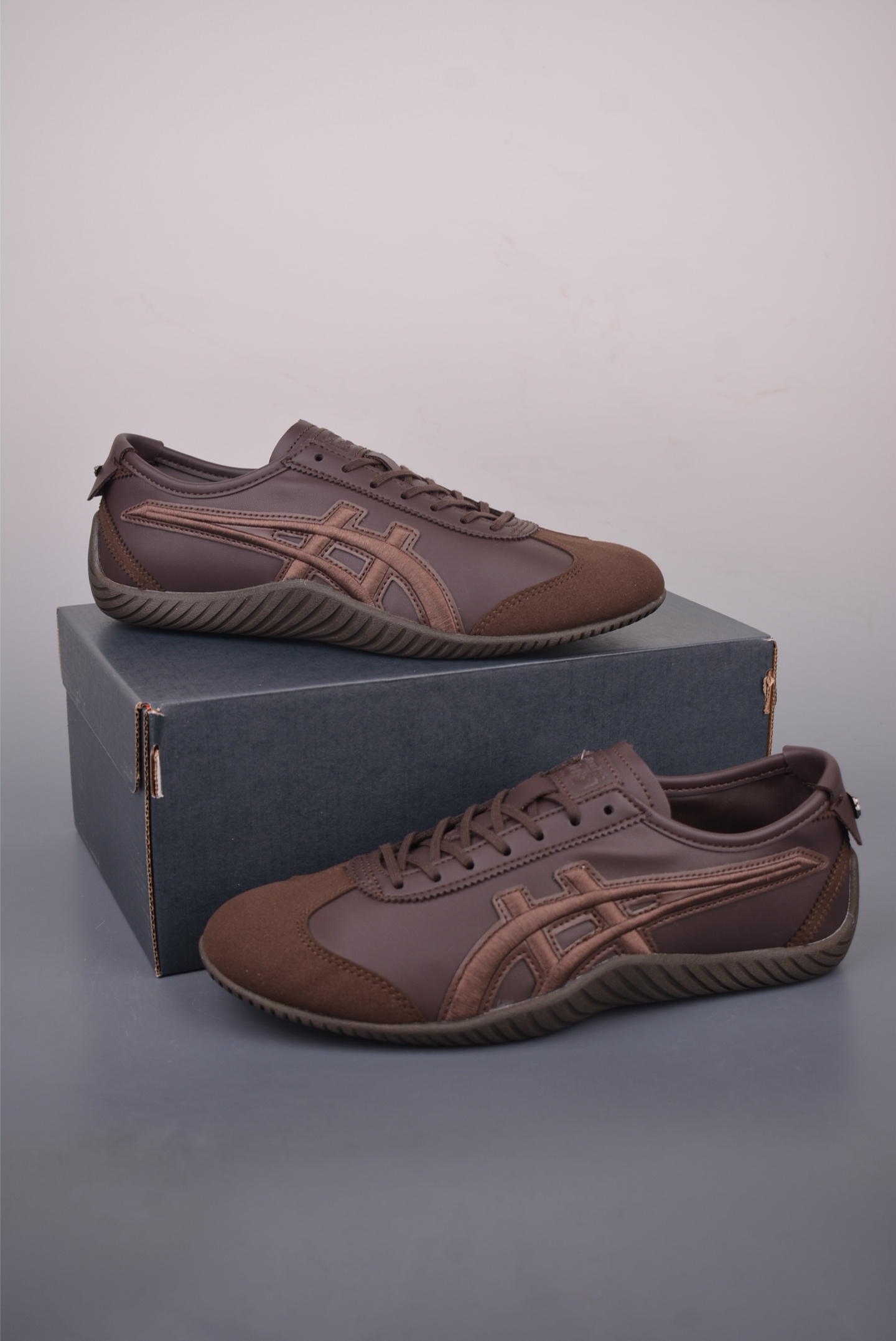 Onitsuka Tiger Mexico 66 Driving Brown Leather & Suede Sneakers Size 36-45 6 i1759534063550 7992 0 4