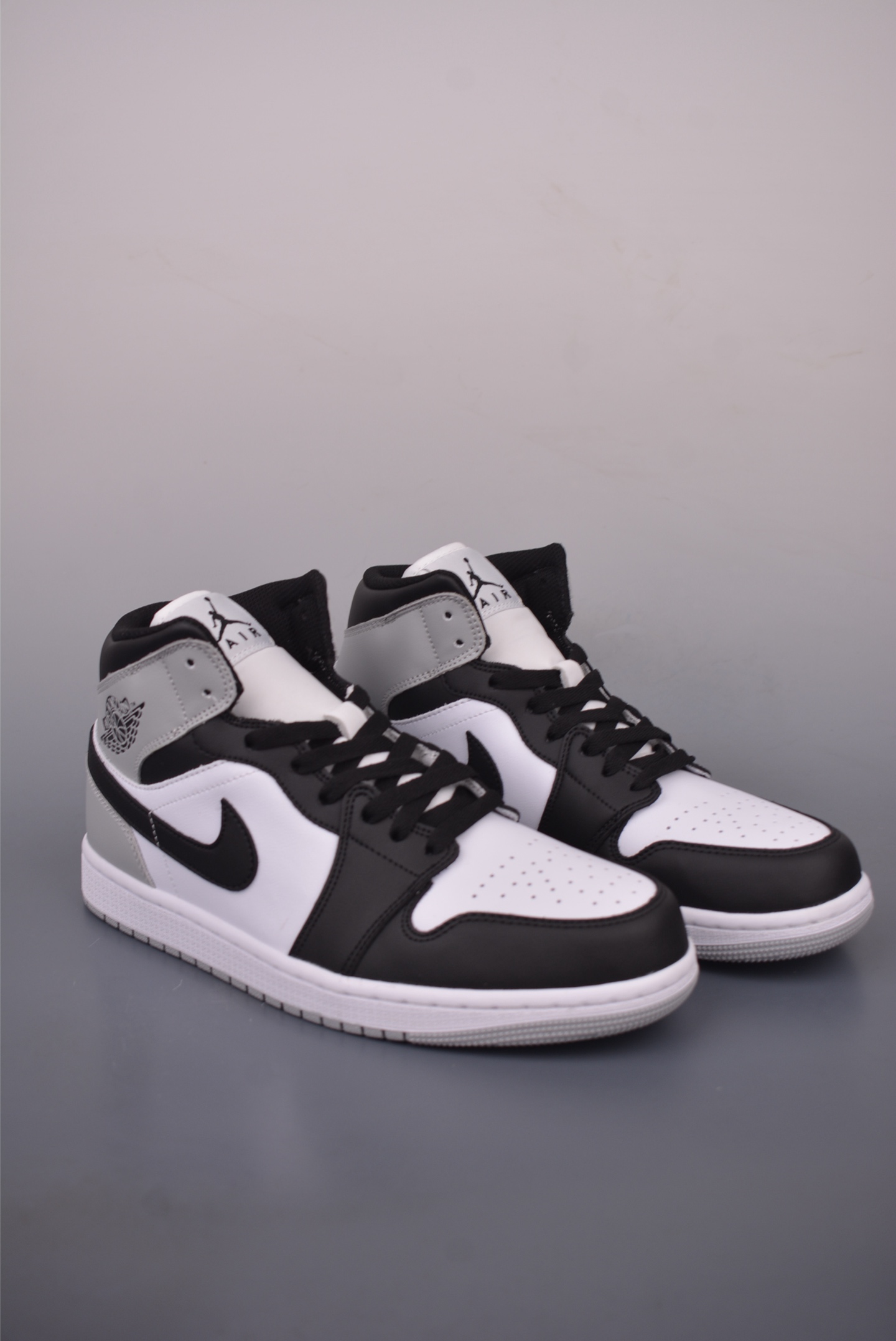 Air Jordan 1 Mid Black Grey, High-Quality Craftsmanship, Various Sizes 2 i1759534192299 1195 0 0