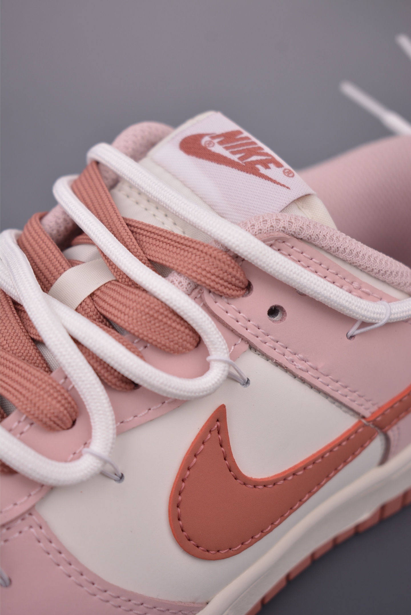 Nike SB Dunk Low "Just Do It" Pink & White Deconstructed Sneakers 8 i1759534554025 4713 0 6