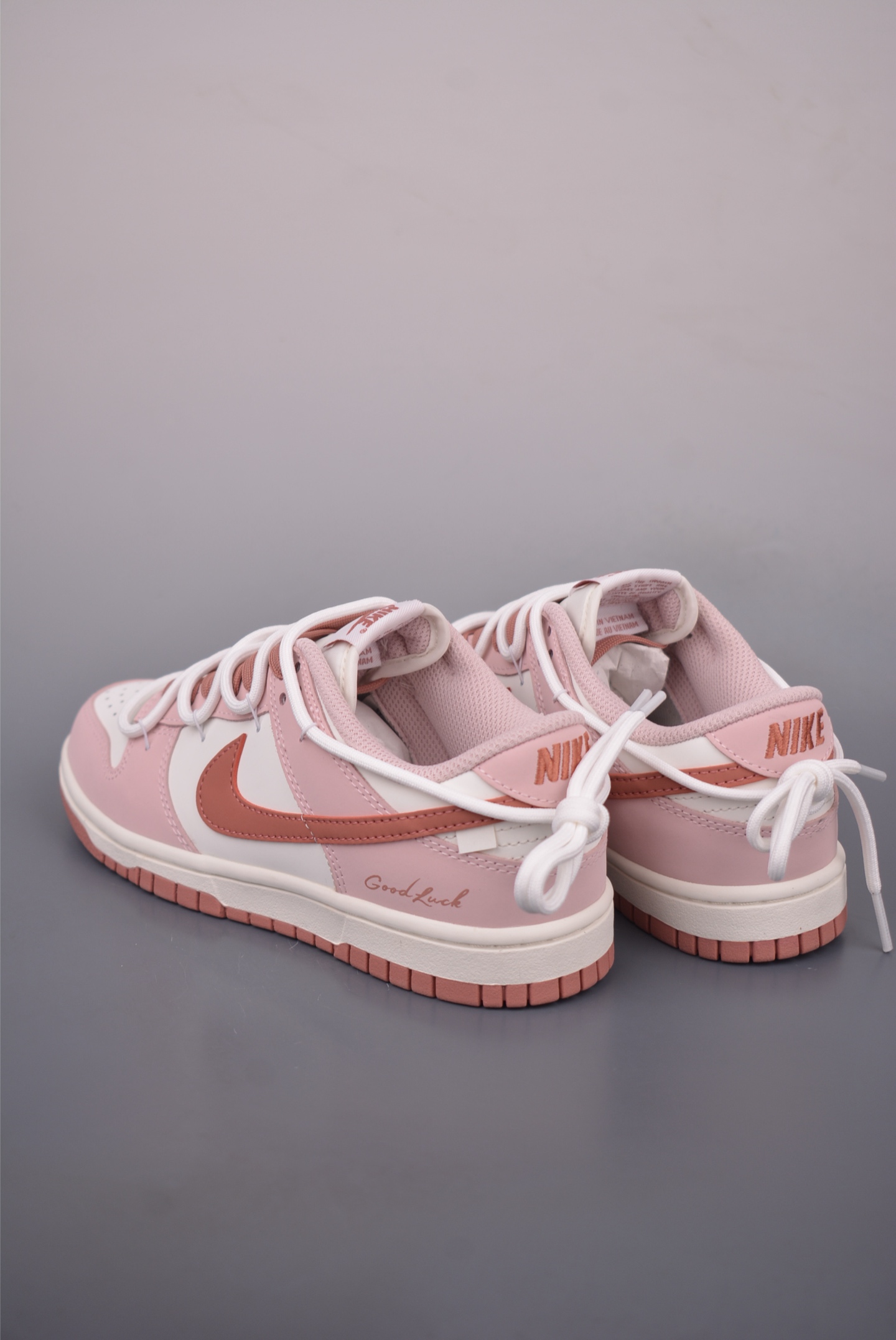 Nike SB Dunk Low "Just Do It" Pink & White Deconstructed Sneakers 3 i1759534554059 1177 0 1