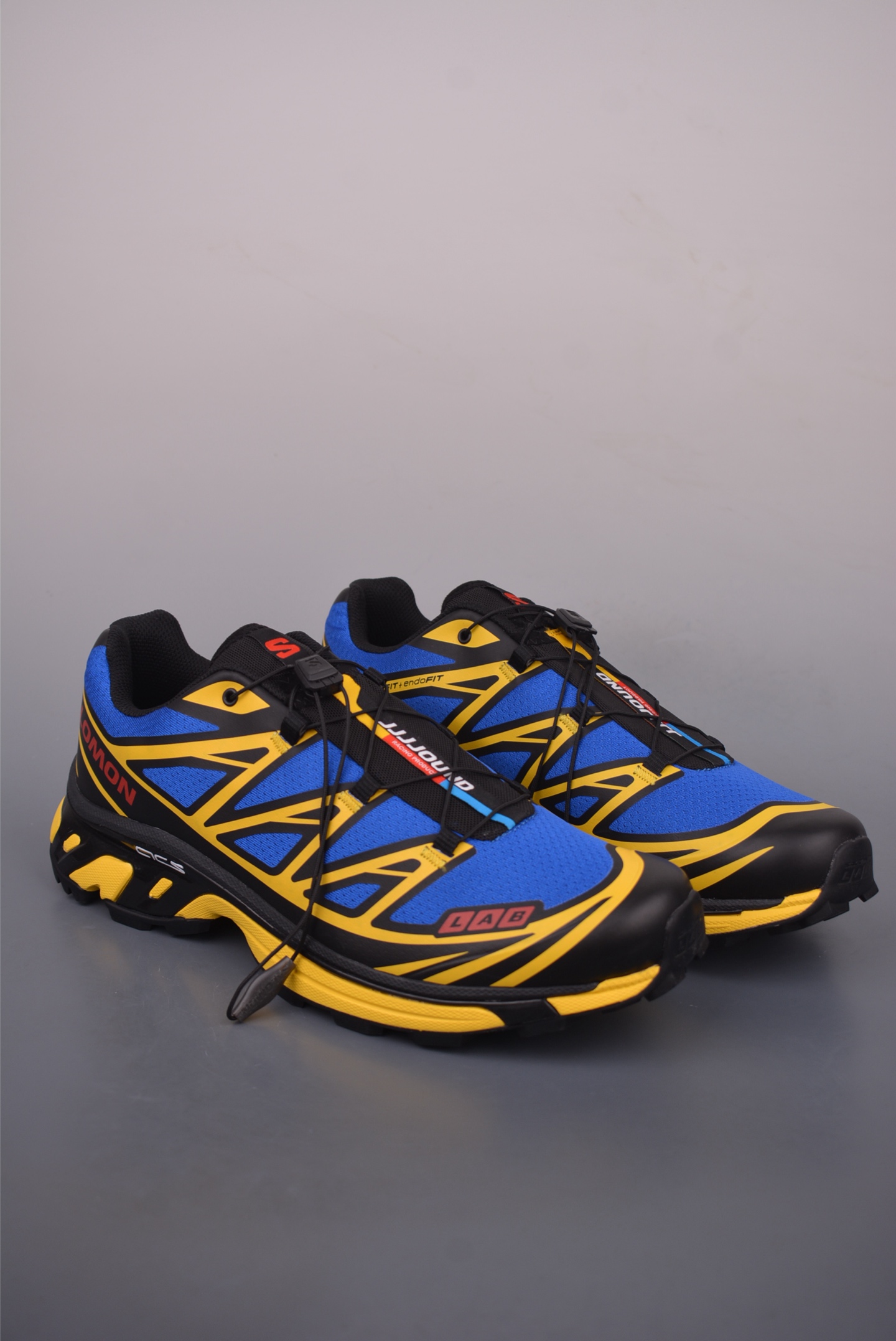 Salomon XT-6 JJJJOUND Retro Outdoor Trail Running Shoes - Blue/Yellow 2 i1759534720087 6696 0 0