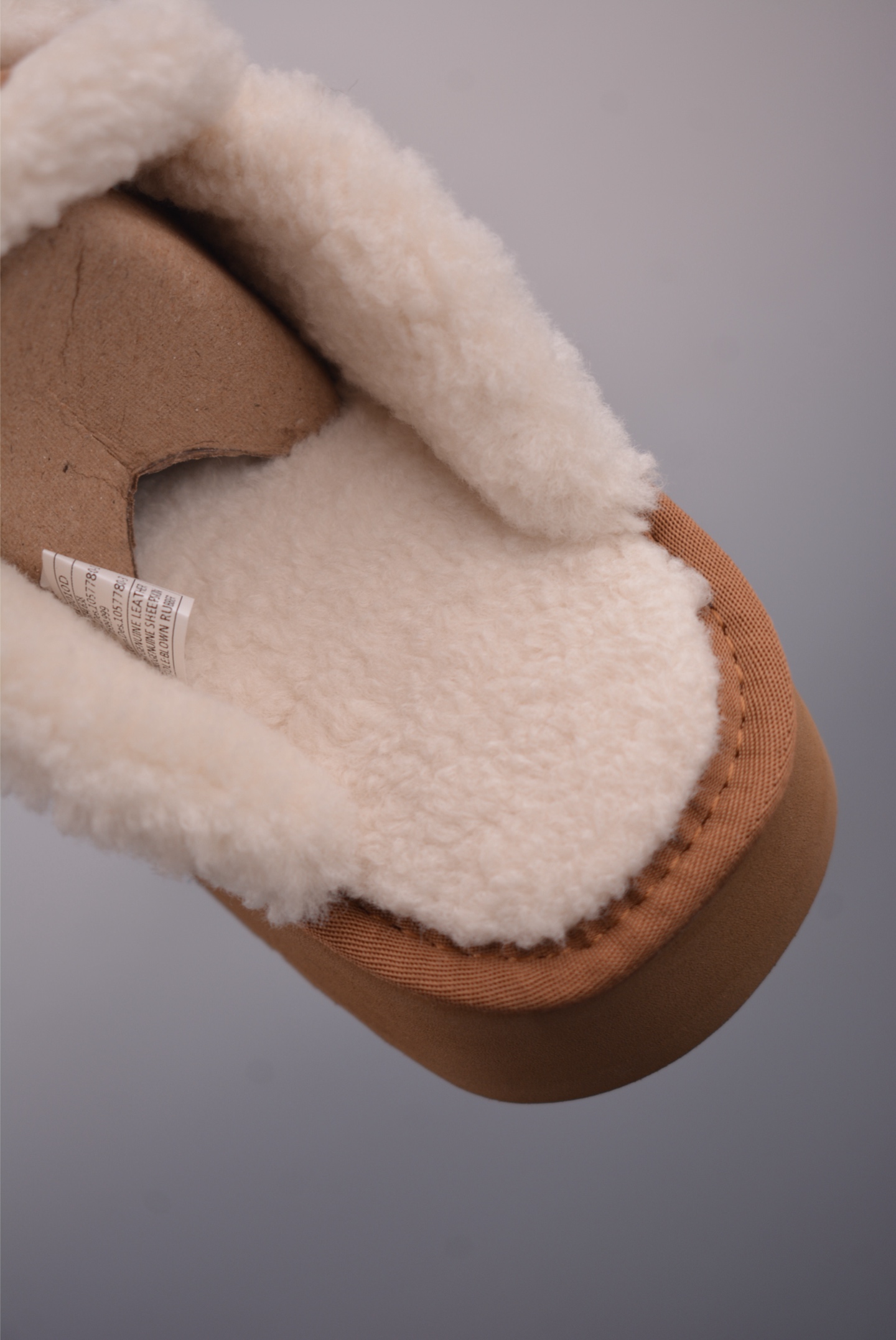 200 UGG 小胖丁系列加厚款 穆勒风包头5CM半拖鞋 民族风秋冬雪地靴 9241