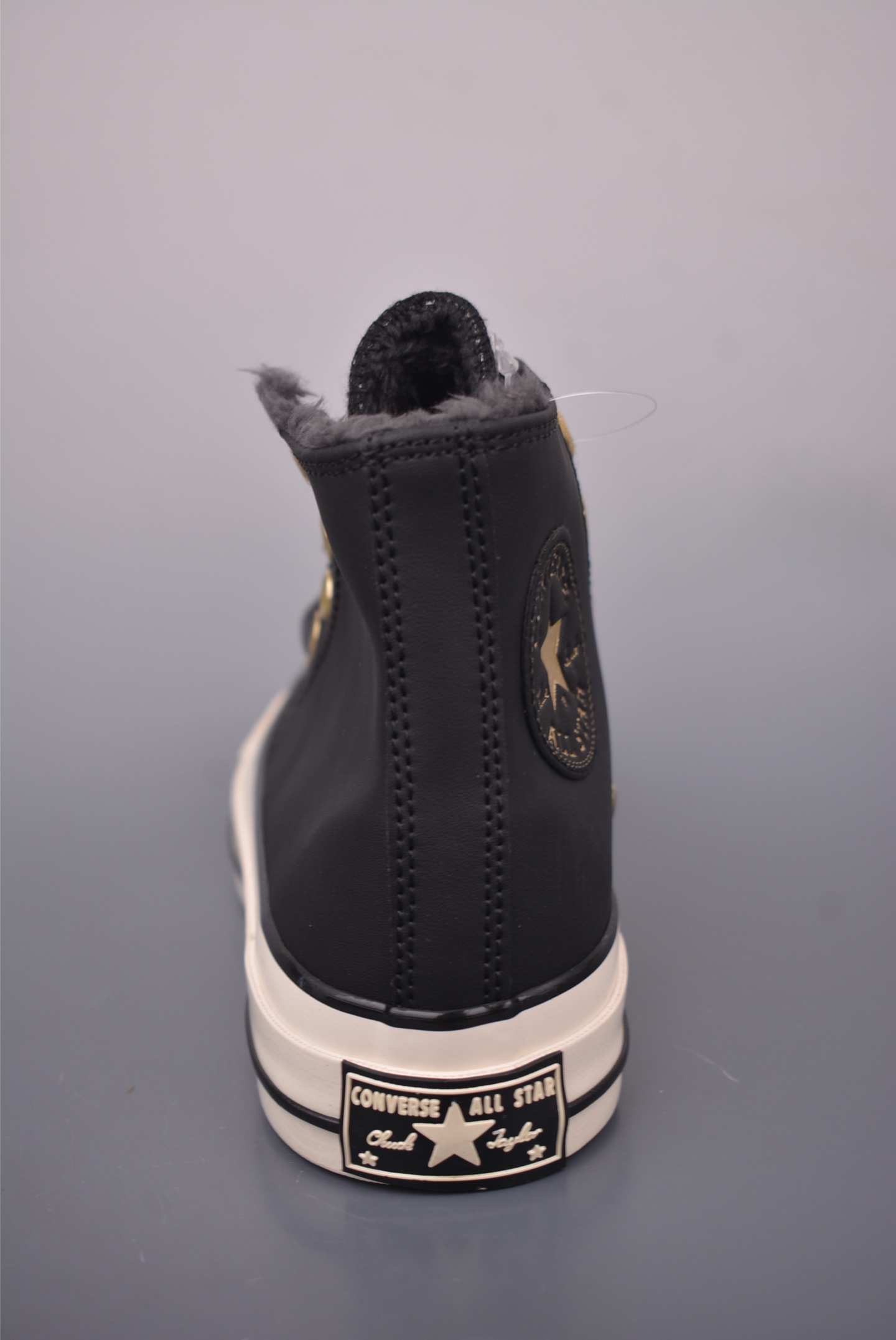 Converse Chuck 1970s Leather Fur-Lined High-Top Sneakers - Gold Accents 5 i1759622246257 1507 0 3