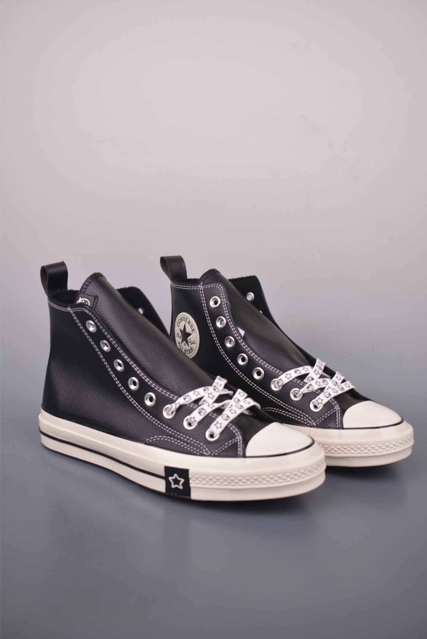 Converse X Noritake 1970s Leather High-Top Sneakers - Black 2 i1759622343966 7499 0 0