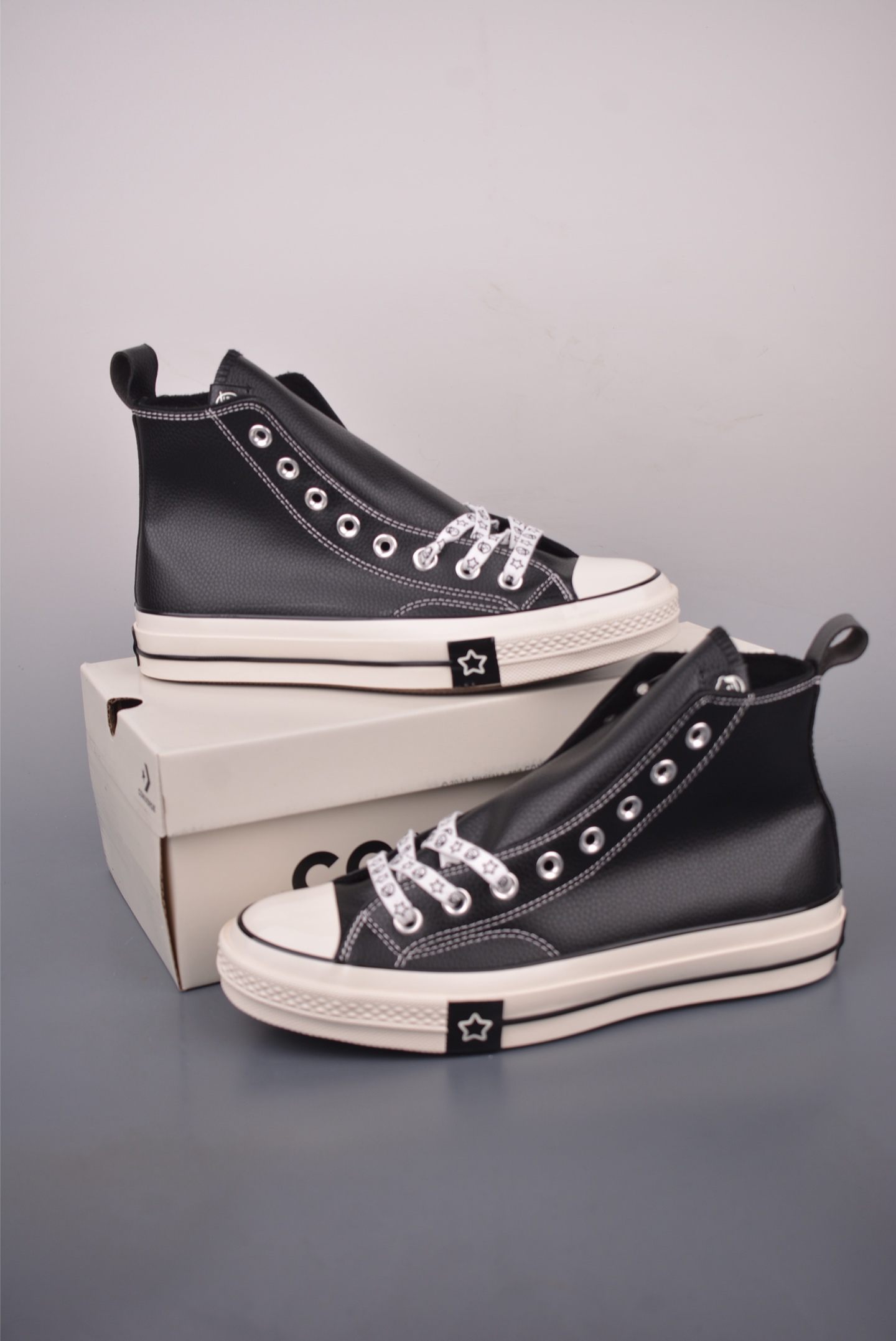 Converse X Noritake 1970s Leather High-Top Sneakers - Black 6 i1759622343994 2117 0 4