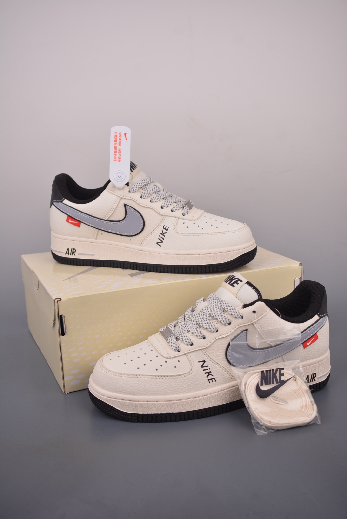 Nike Air Force 1 Low - Beige/Black, Original Design - Available Now! 6 i1759623337896 1344 0 4