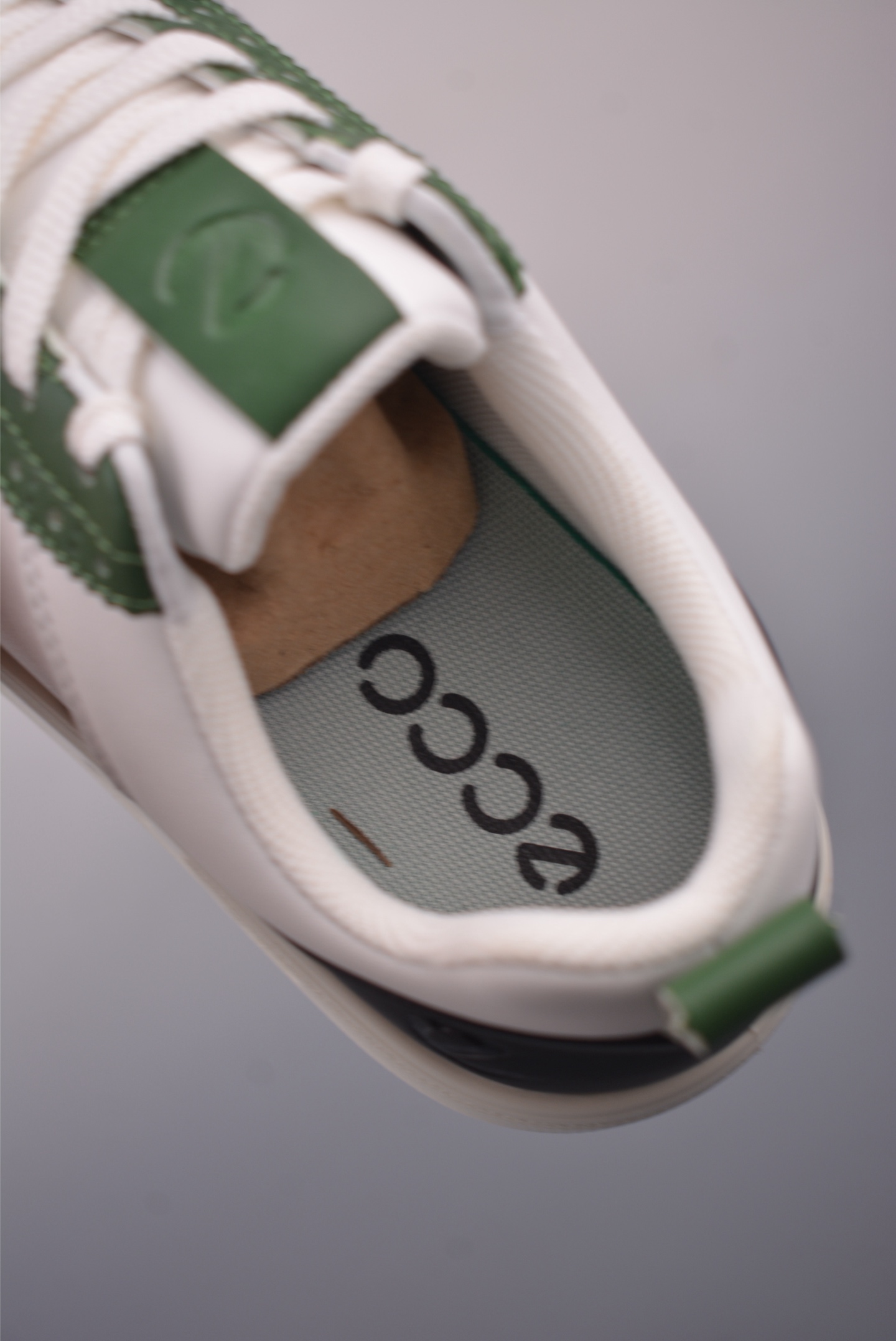Ecco Men's Biom Lightweight Leather Sneakers - White & Green, Sizes 39-44 10 i1759624453994 4750 0 8