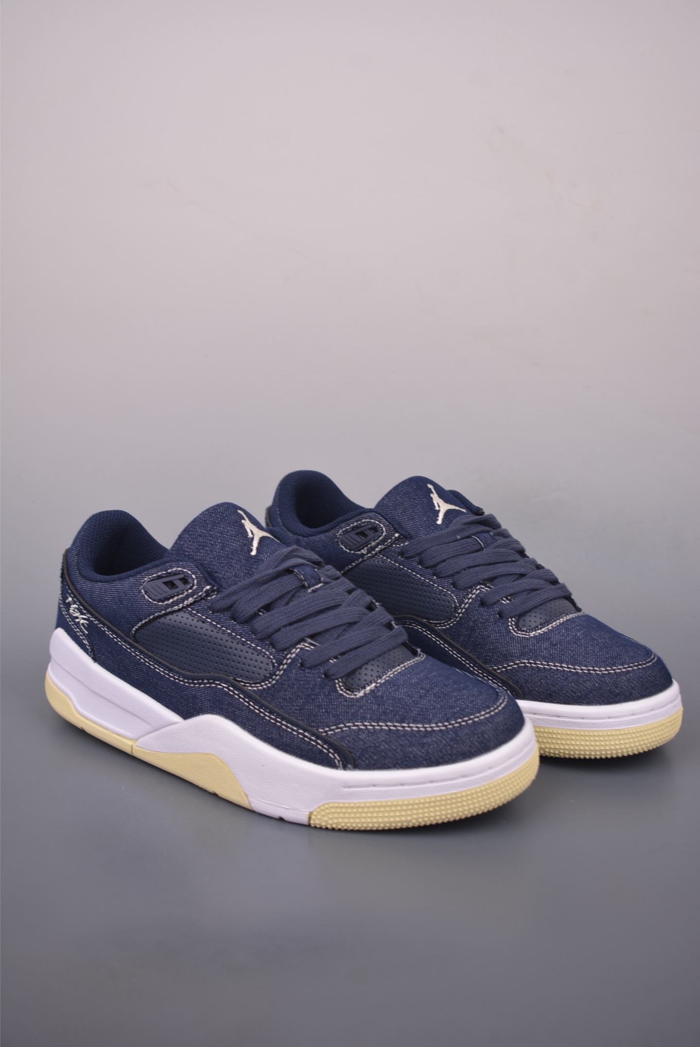 Air Jordan Flight Court Retro Basketball Shoes Denim Blue Men's Sneakers 1 i1759624701691 5670 0 0