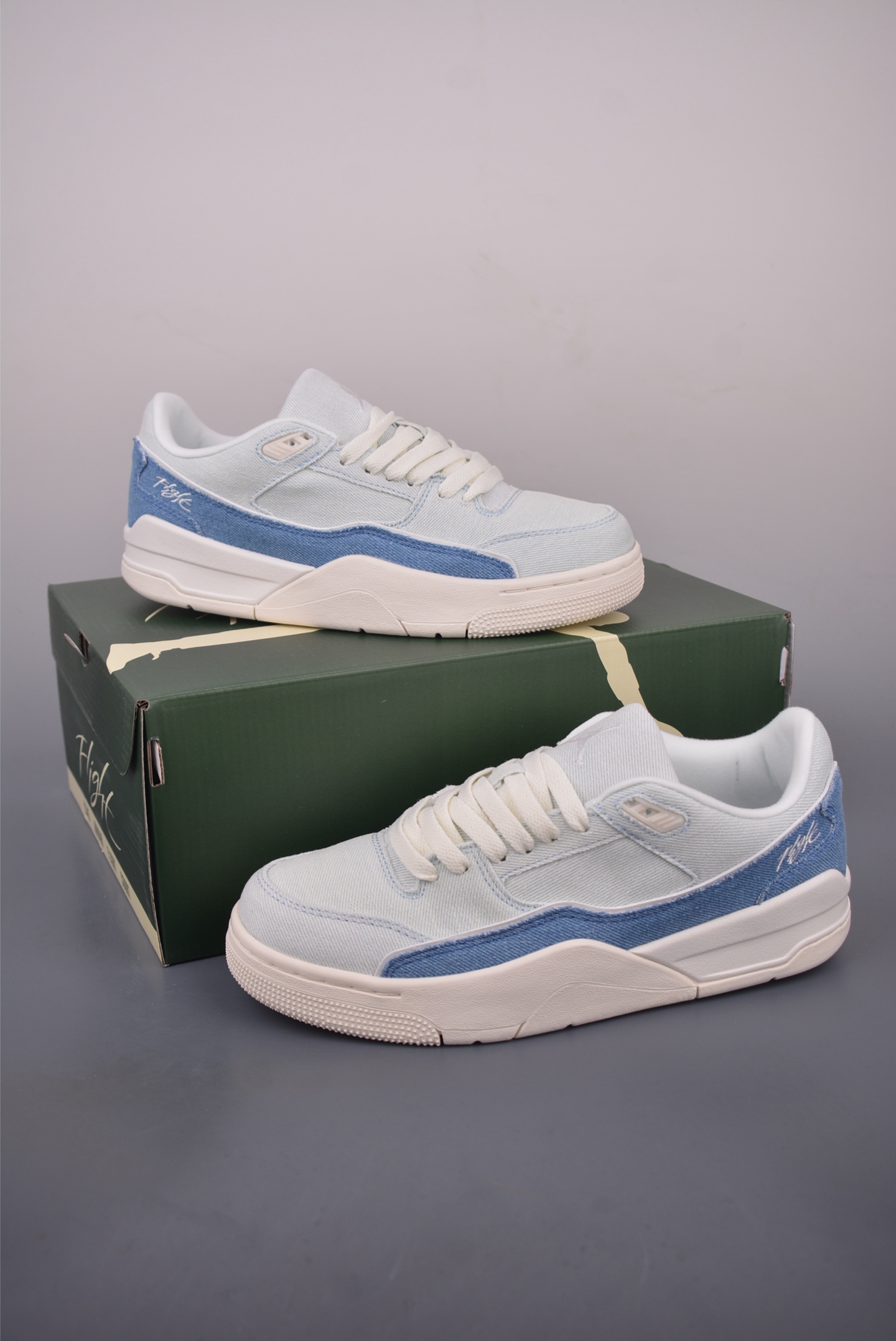 Air Jordan Flight Court Low-Top Retro Basketball Shoes - Light Blue Denim 6 i1759624734429 1197 0 4