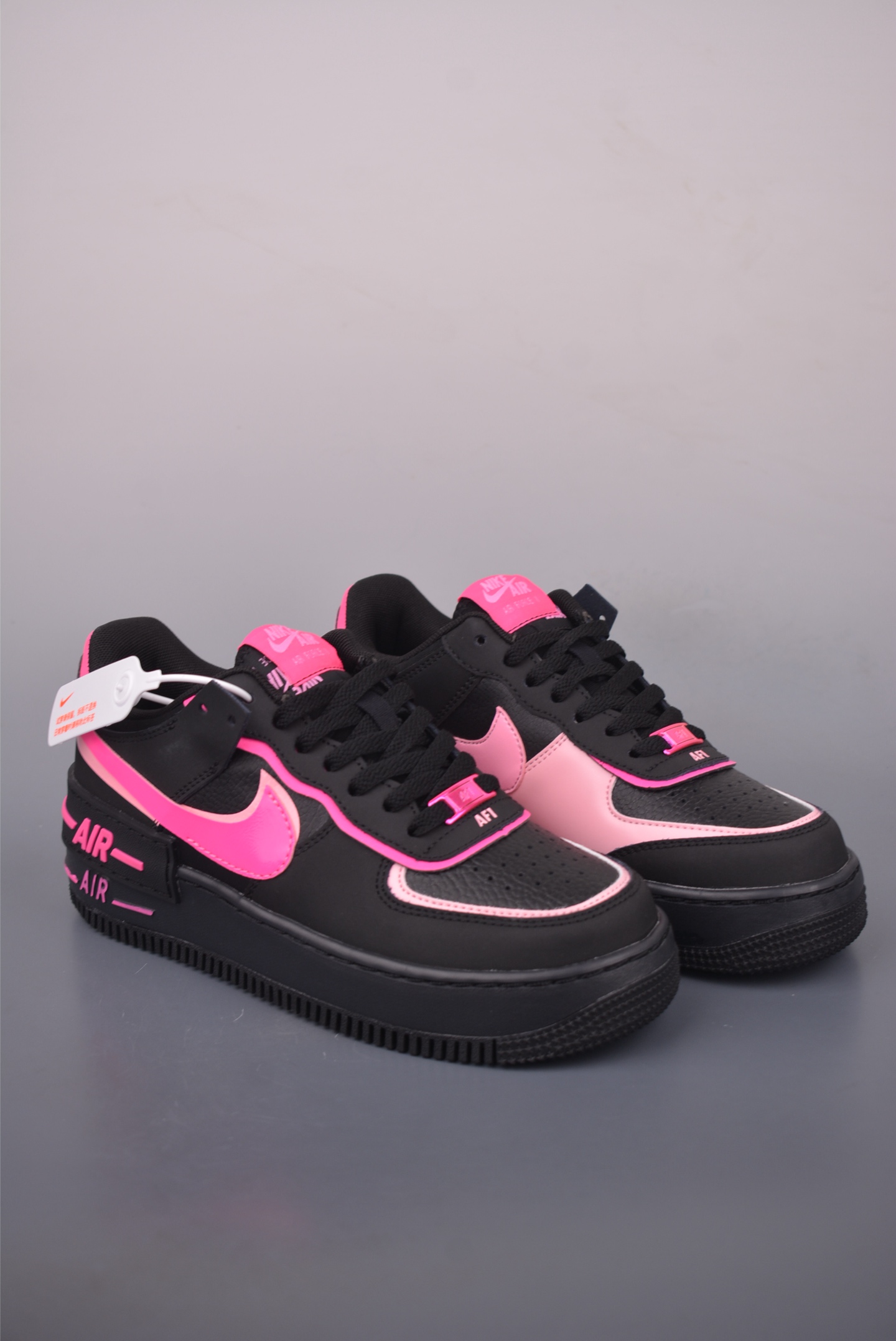 Nike Air Force 1 Low Macaron: Black & Pink, Women's Fashion Sneakers 2 i1759624856504 8319 0 0