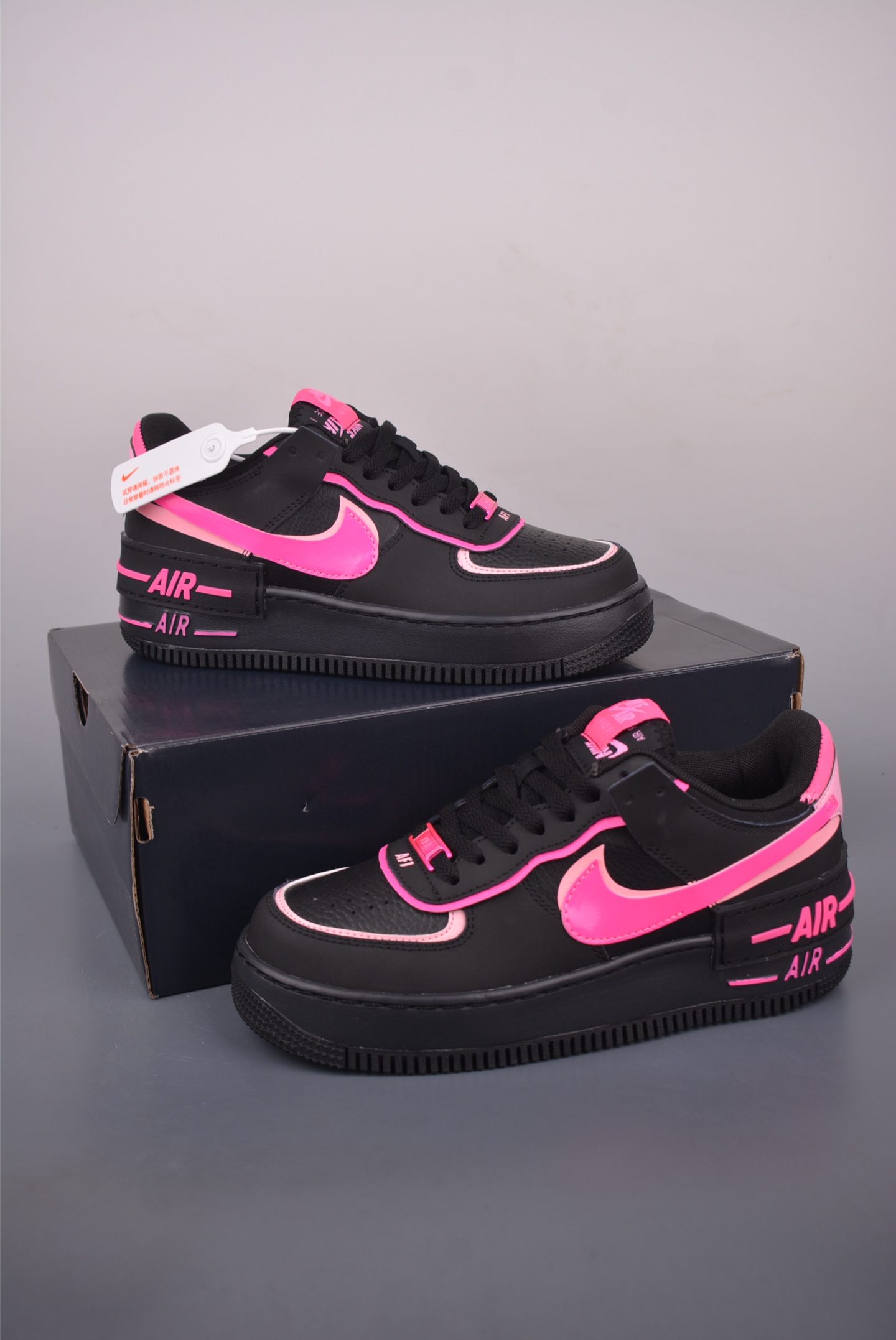 Nike Air Force 1 Low Macaron: Black & Pink, Women's Fashion Sneakers 6 i1759624856520 8475 0 4