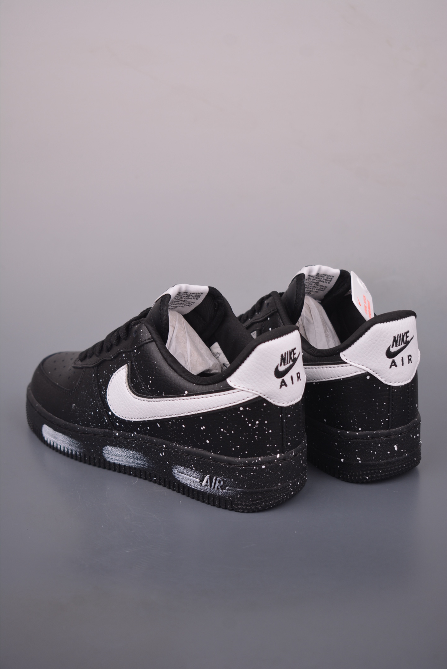Nike Air Force 1 Low Black White Splatter Paint Sneakers CV0492-001K 2 i1759706257971 7534 0 1