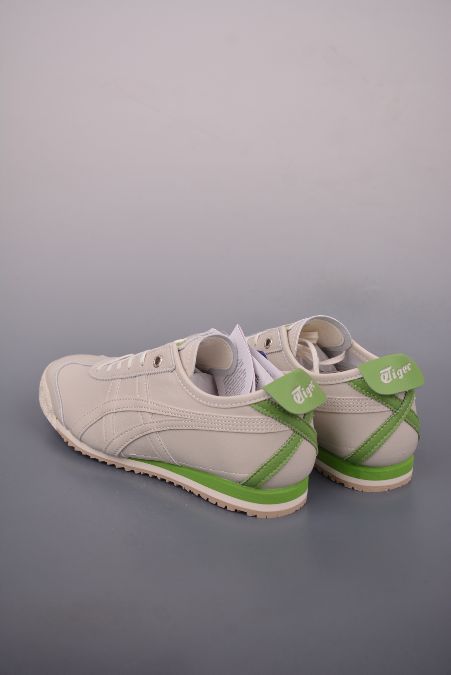 Onitsuka Tiger MEXICO 66 SD Cream/Green Leather Sneakers - Premium Quality 3 i1759706358139 9328 0 1