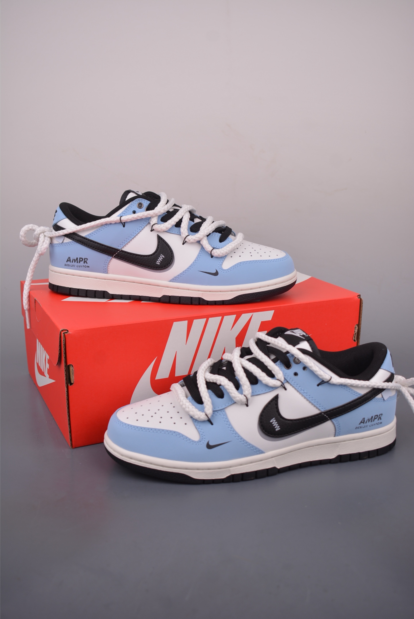 280 Nike SB Dunk Low 解构白蓝黑 BB0620-113