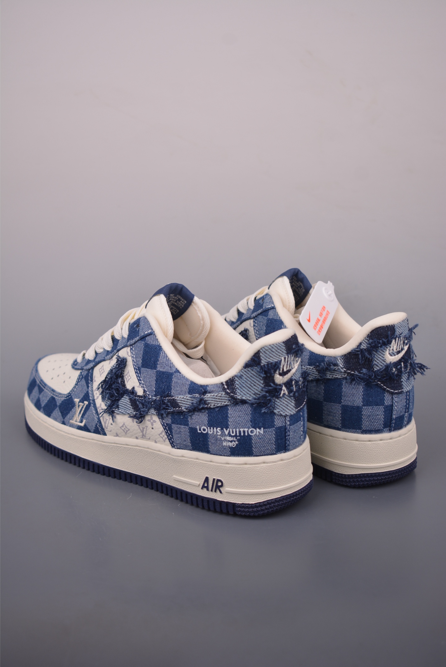 Nike Air Force 1 Low Louis Vuitton Collab Blue Denim Sneakers 3 i1759966978674 968 0 1