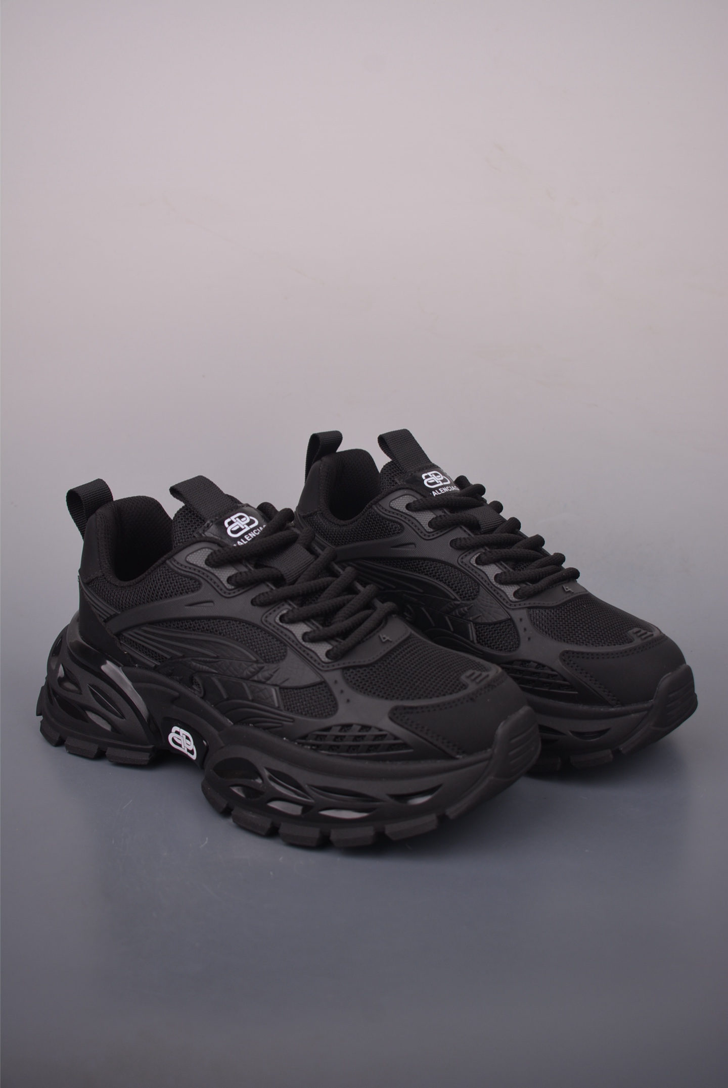 Balenciaga 23ss Black Sneaker: Low-Top Trend, Versatile Comfort, Sizes 39-44