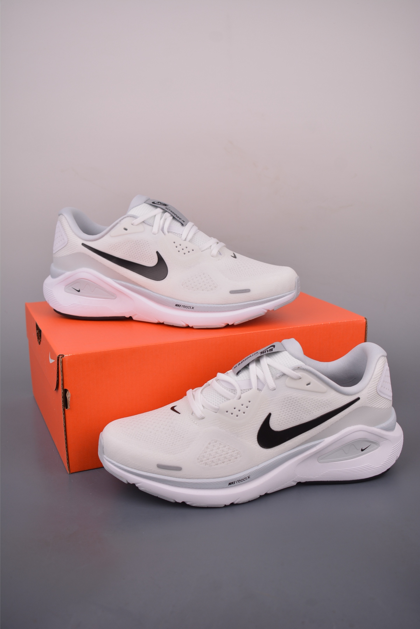 Nike Air Structure 26 Running Shoes, Zoom Technology, White/Black Sneakers 5 i1760007689004 3405 0 4