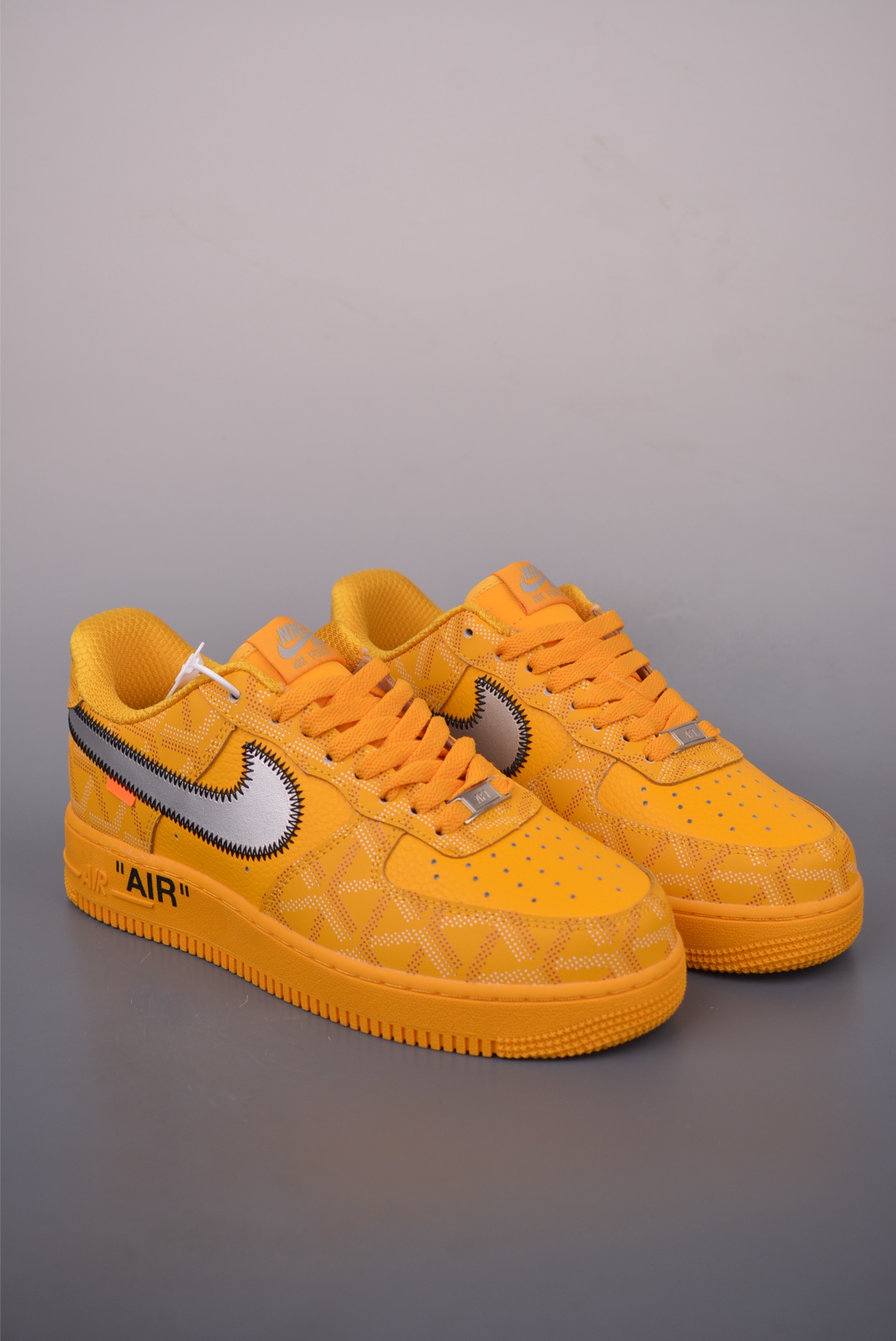 Nike Air Force 1 Low Yellow Sneakers,Honeycomb Cushion,Perfect Traction